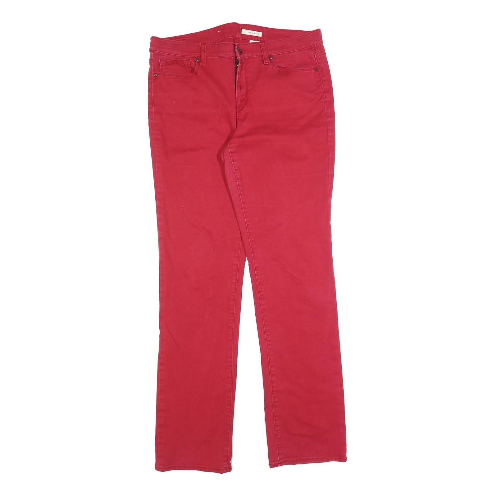 Buy DKNY Womens Red Regular Fit Straight Denim Cotton Blend Jeans W32 L32 Classic Refurbished - $33.79 DKNY Womens Red Regular Fit Straight Denim Cotton Blend Jeans W32 L32 Classic Refurbished - N/A refurbished available on Cerqular