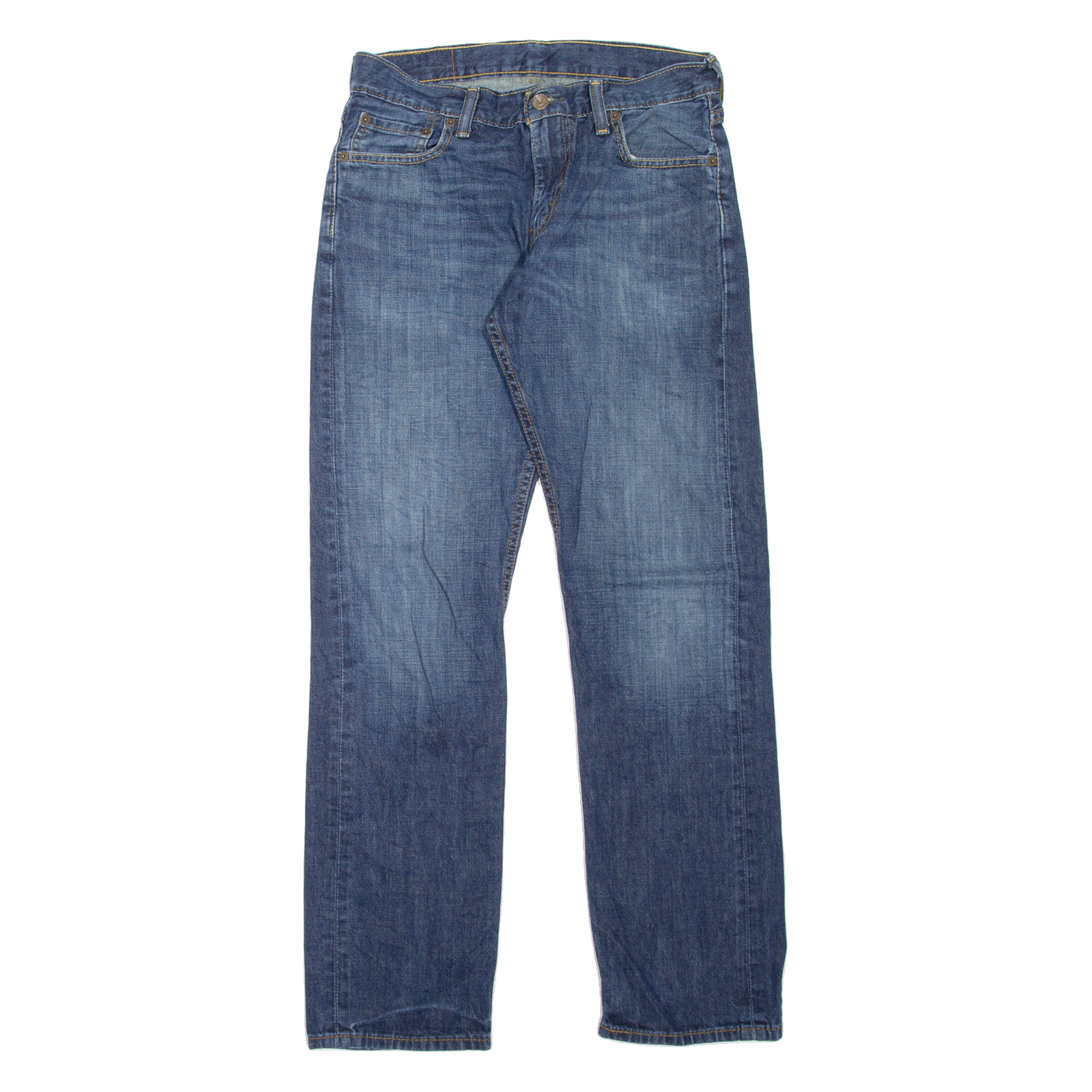 LEVI'S 514 Jeans Mens Blue Slim Straight Stone Wash W30 L32 Refurbished - N/A refurbished available on Cerqular
