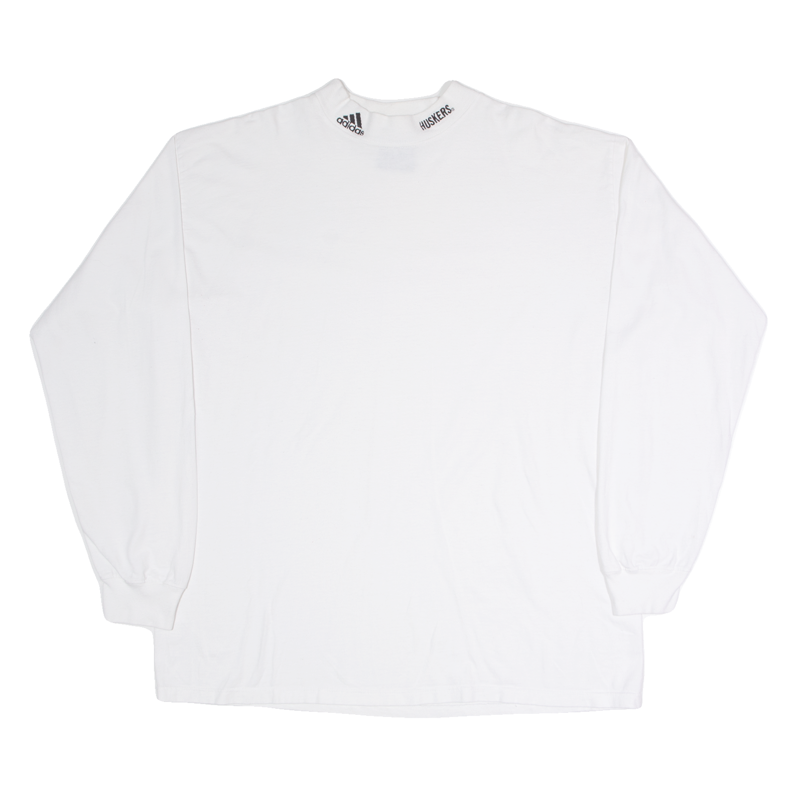 ADIDAS Huskers Mens T-Shirt White Long Sleeve 2XL Refurbished - N/A refurbished available on Cerqular