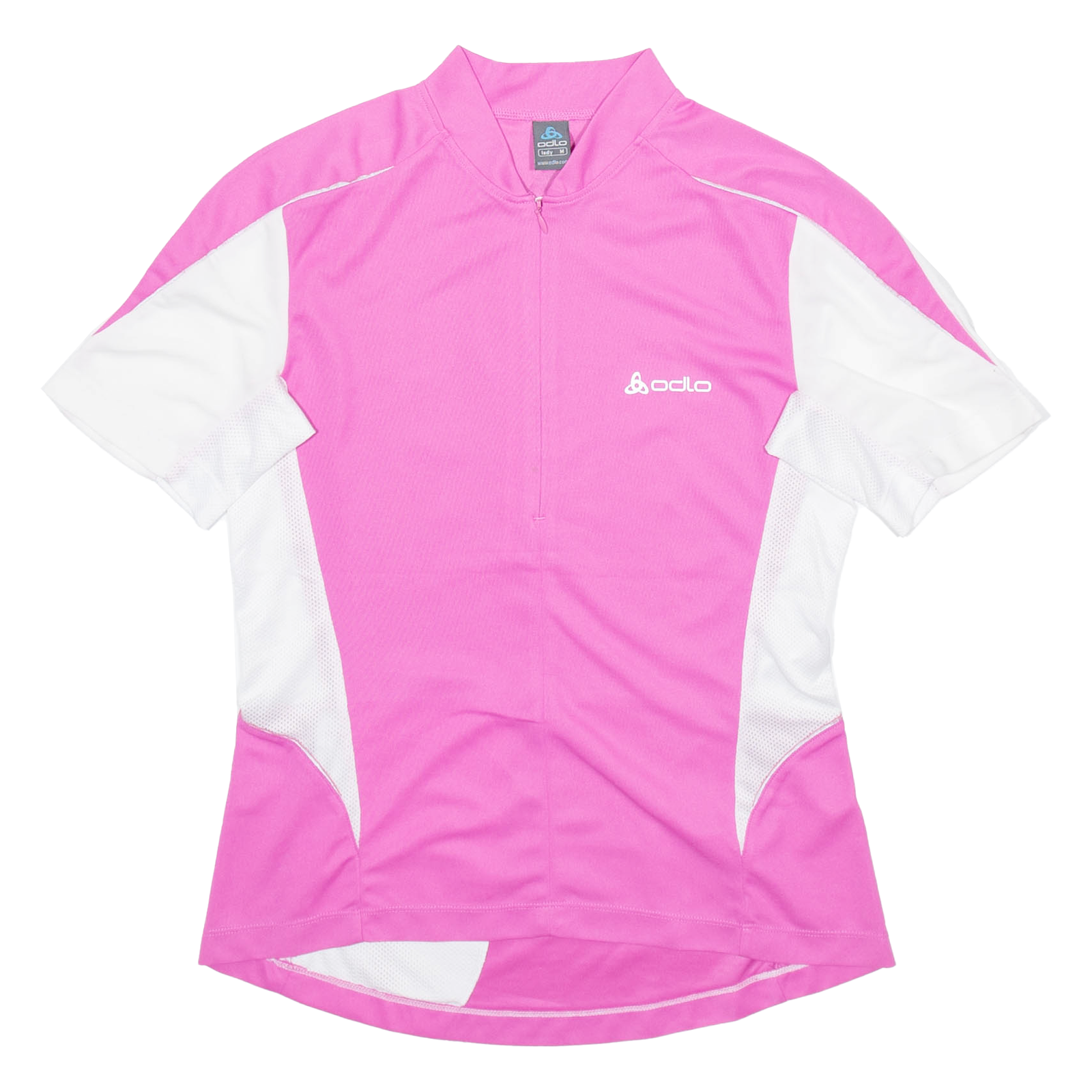 ODLO Cycling Mens Jersey Pink 1/2 Zip M Refurbished - N/A refurbished available on Cerqular