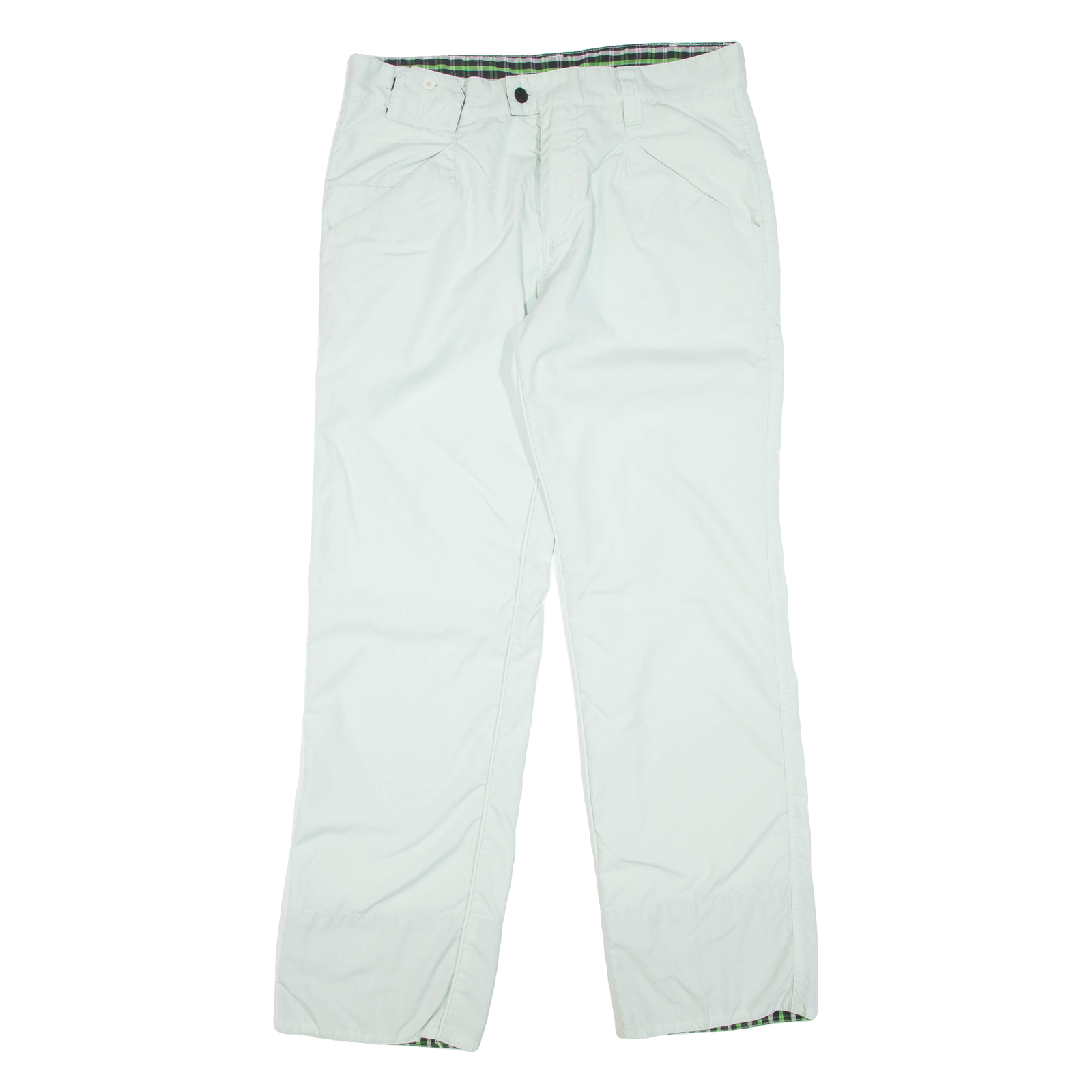 CLOVER Mens Trousers Blue Regular Straight W34 L33 Refurbished - N/A refurbished available on Cerqular