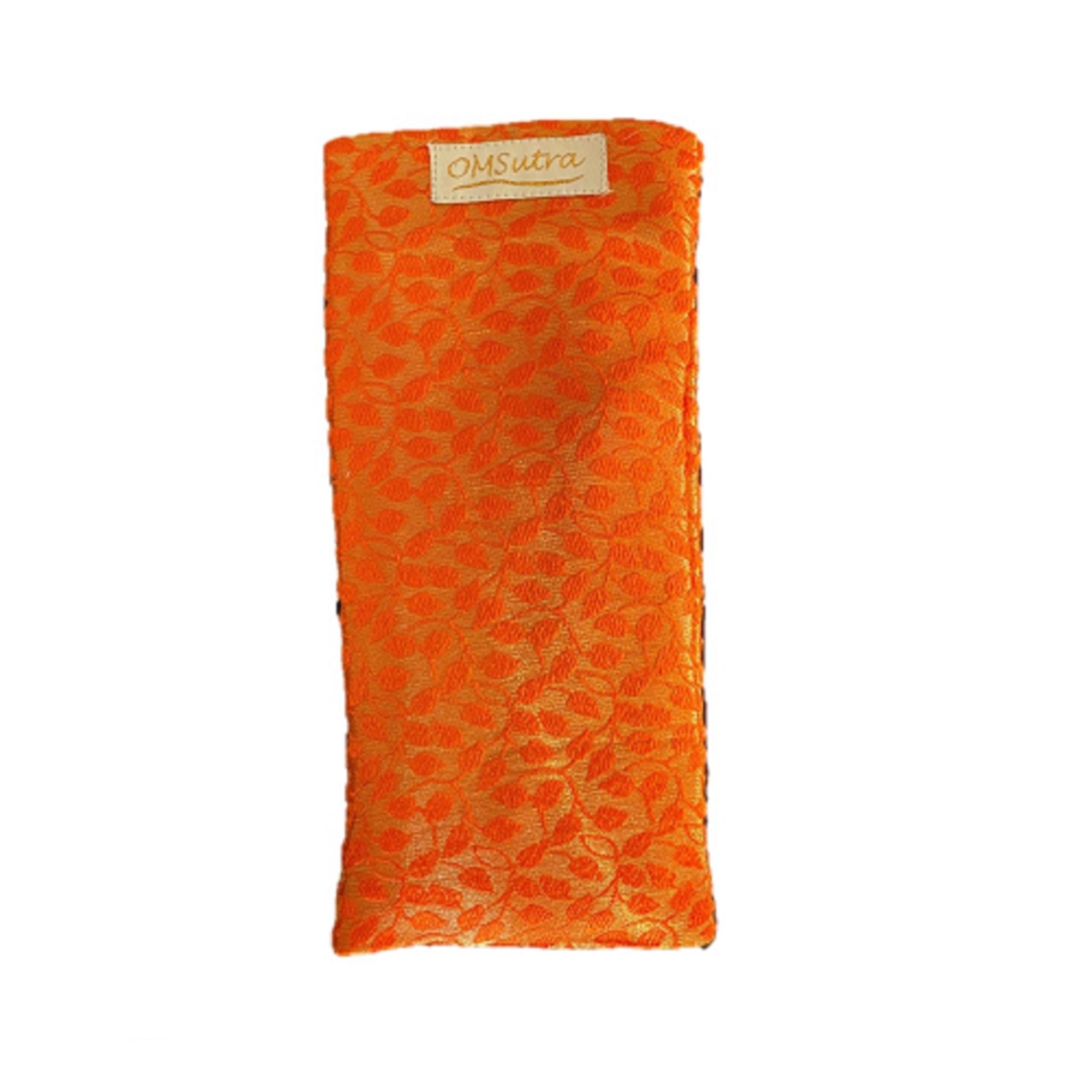 OMSutra Floral Silk Eye Pillow | Color: Orange Refurbished - N/A refurbished available on Cerqular