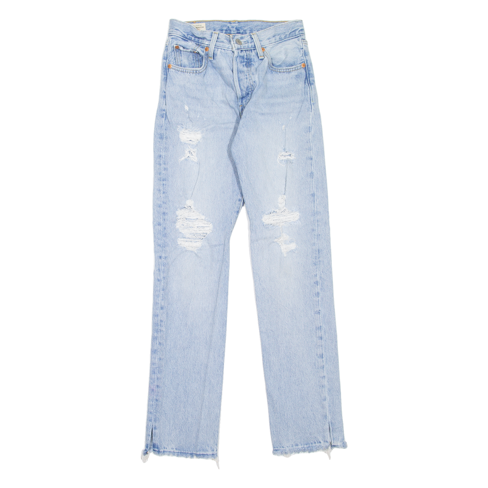 Buy LEVI'S 501 BIG E Jeans Distressed Womens Blue Regular Straight W23 L30 Refurbished - $55.89 LEVI'S 501 BIG E Jeans Distressed Womens Blue Regular Straight W23 L30 Refurbished - N/A refurbished available on Cerqular