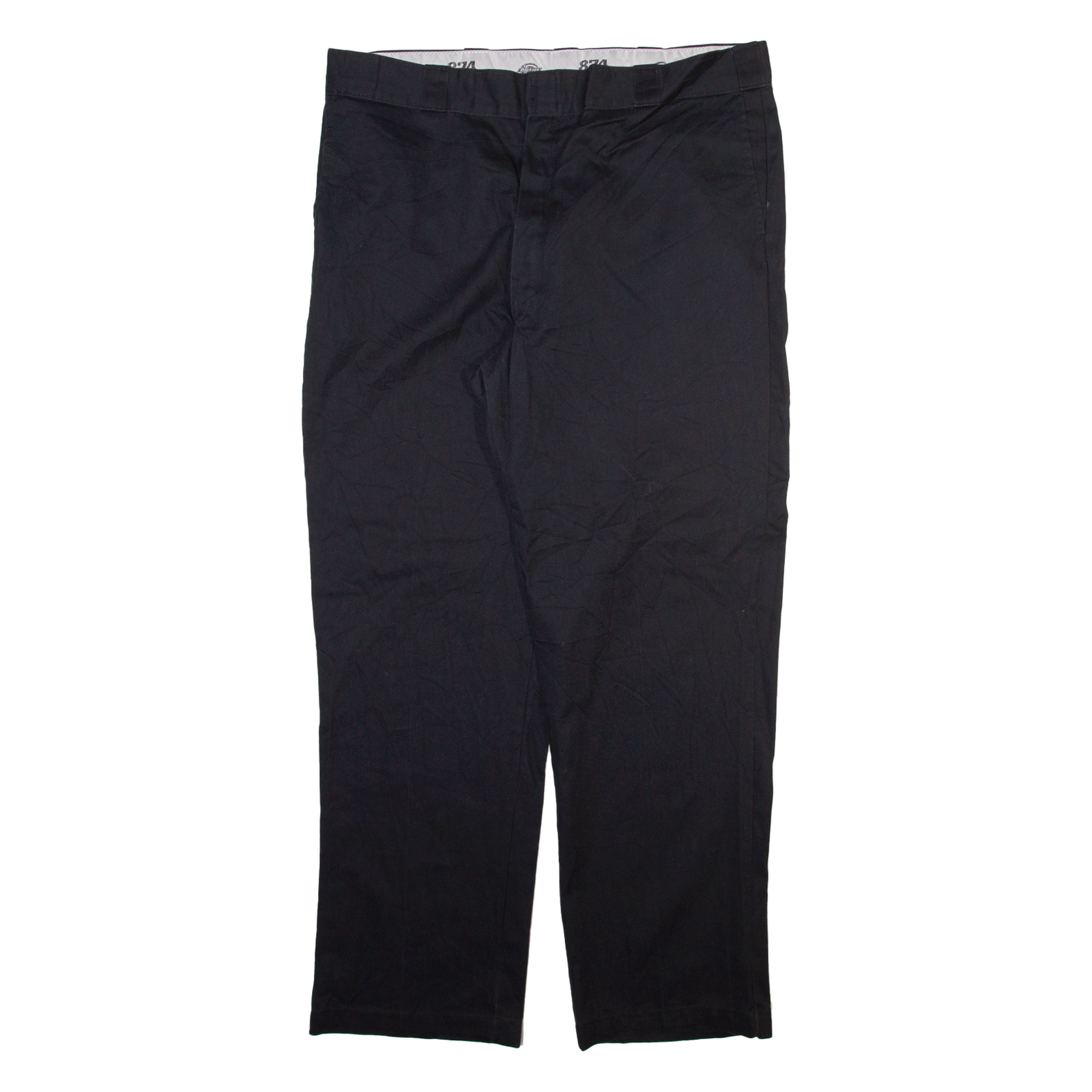 DICKIES 874 Workwear Mens Trousers Black Regular Straight W42 L32 Refurbished - N/A refurbished available on Cerqular