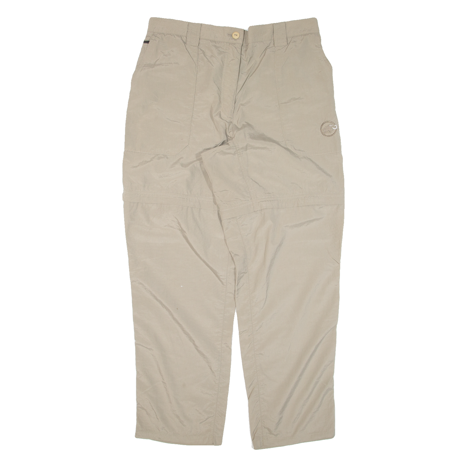 MAMMUT Zip-off Womens Trousers Beige Loose Tapered W32 L29 Refurbished - N/A refurbished available on Cerqular