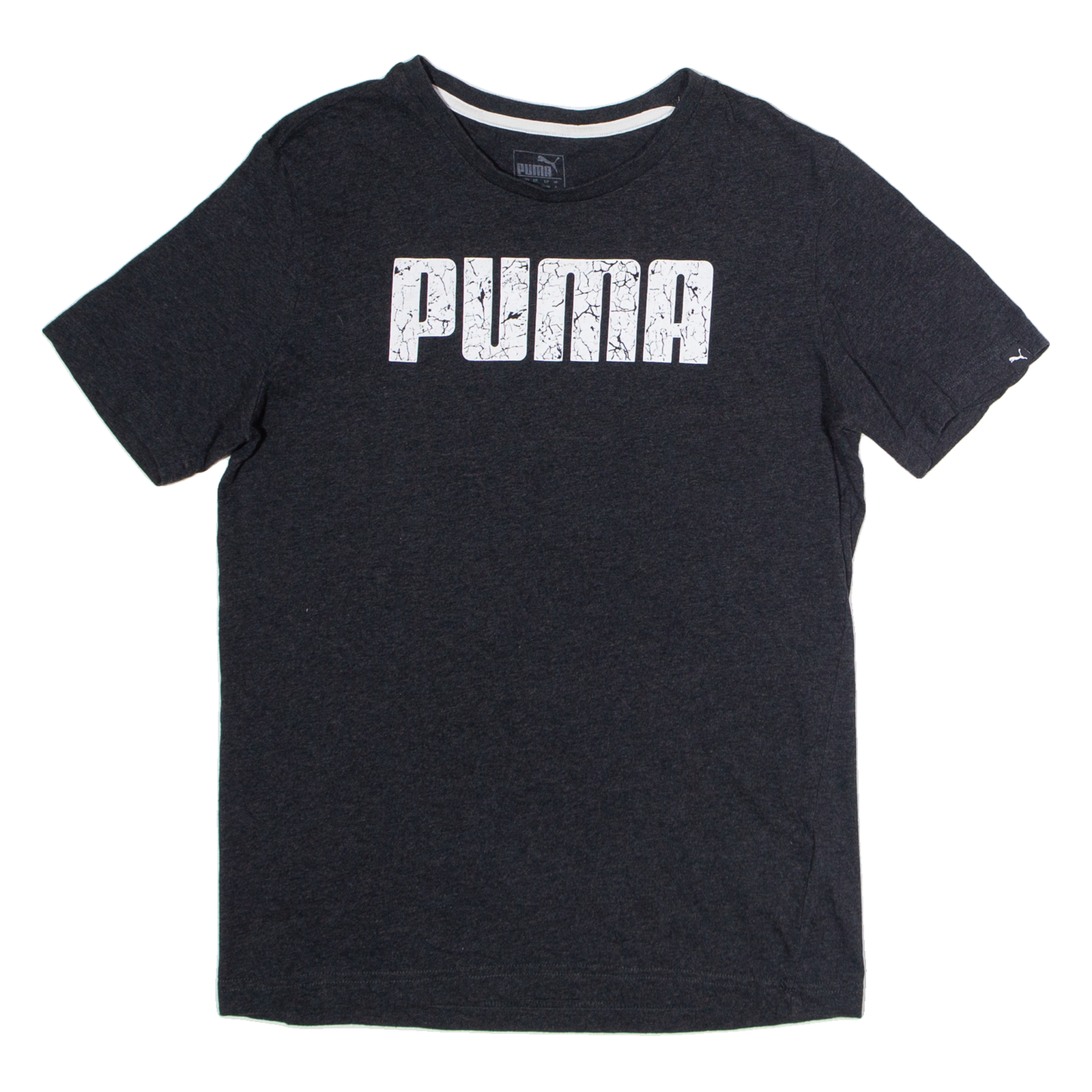 PUMA Mens T-Shirt Grey Crew Neck S Refurbished - N/A refurbished available on Cerqular