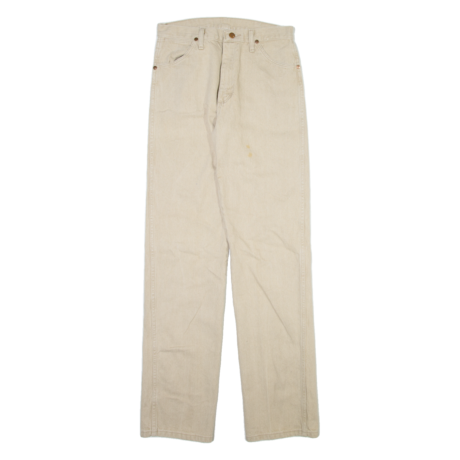 WRANGLER Mens Jeans Beige Regular Straight W30 L36 Refurbished - N/A refurbished available on Cerqular