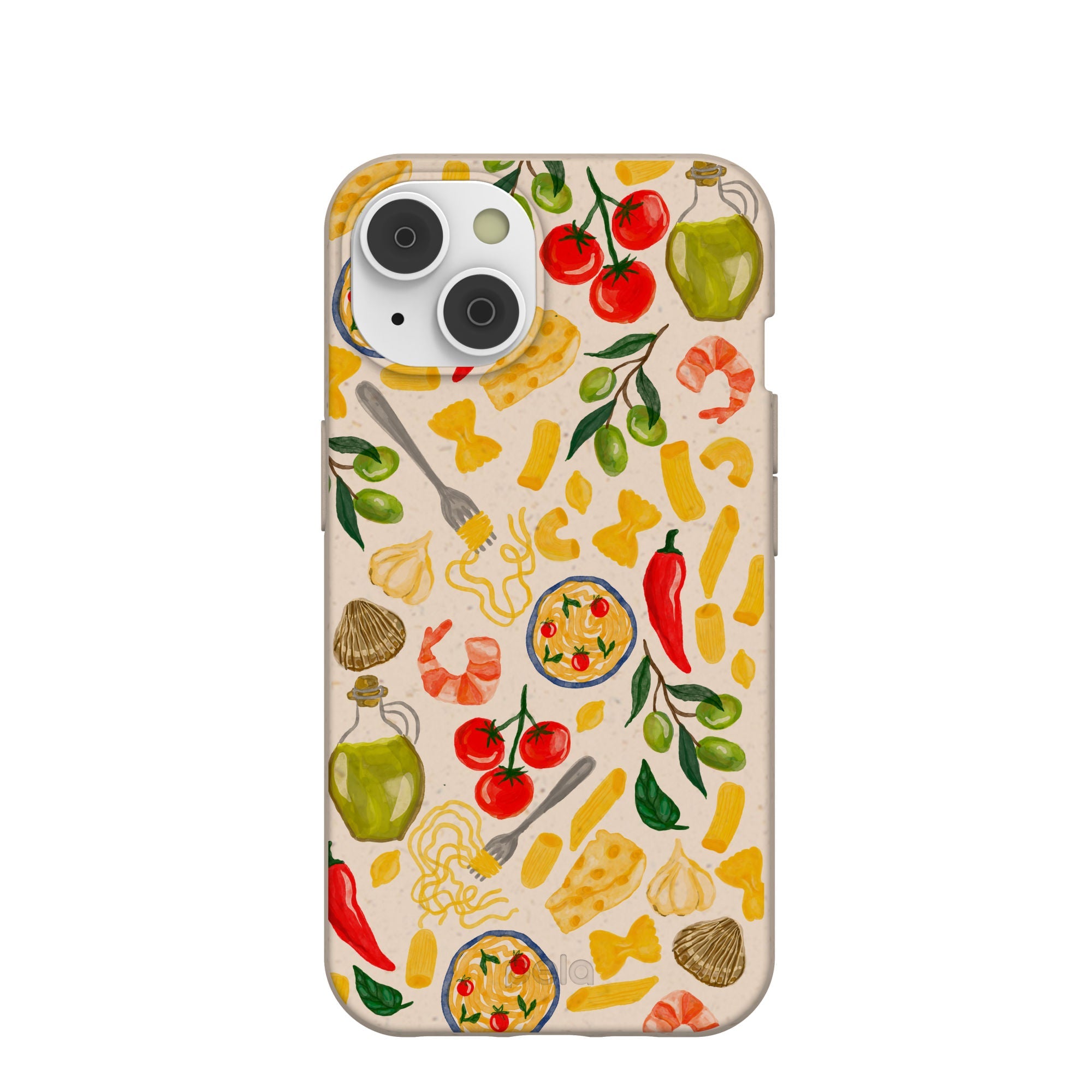 Seashell Pasta Alchemy iPhone 14/16e Case Refurbished - Pela Case refurbished available on Cerqular
