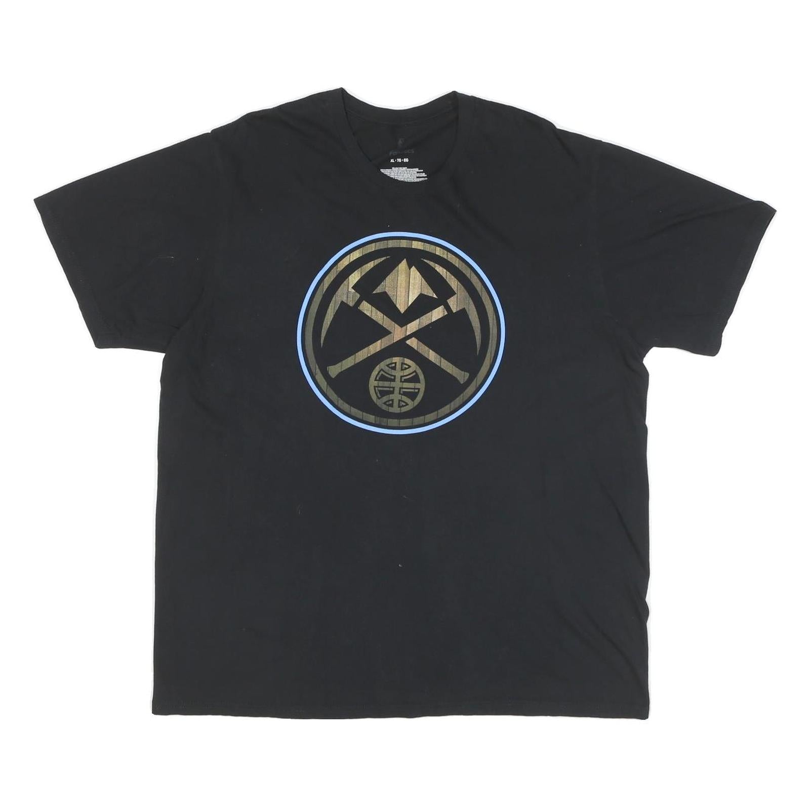 FANATICS Mens Black Graphic T-Shirt XL Short Sleeve Crew Neck Cotton Blend Refurbished - N/A refurbished available on Cerqular
