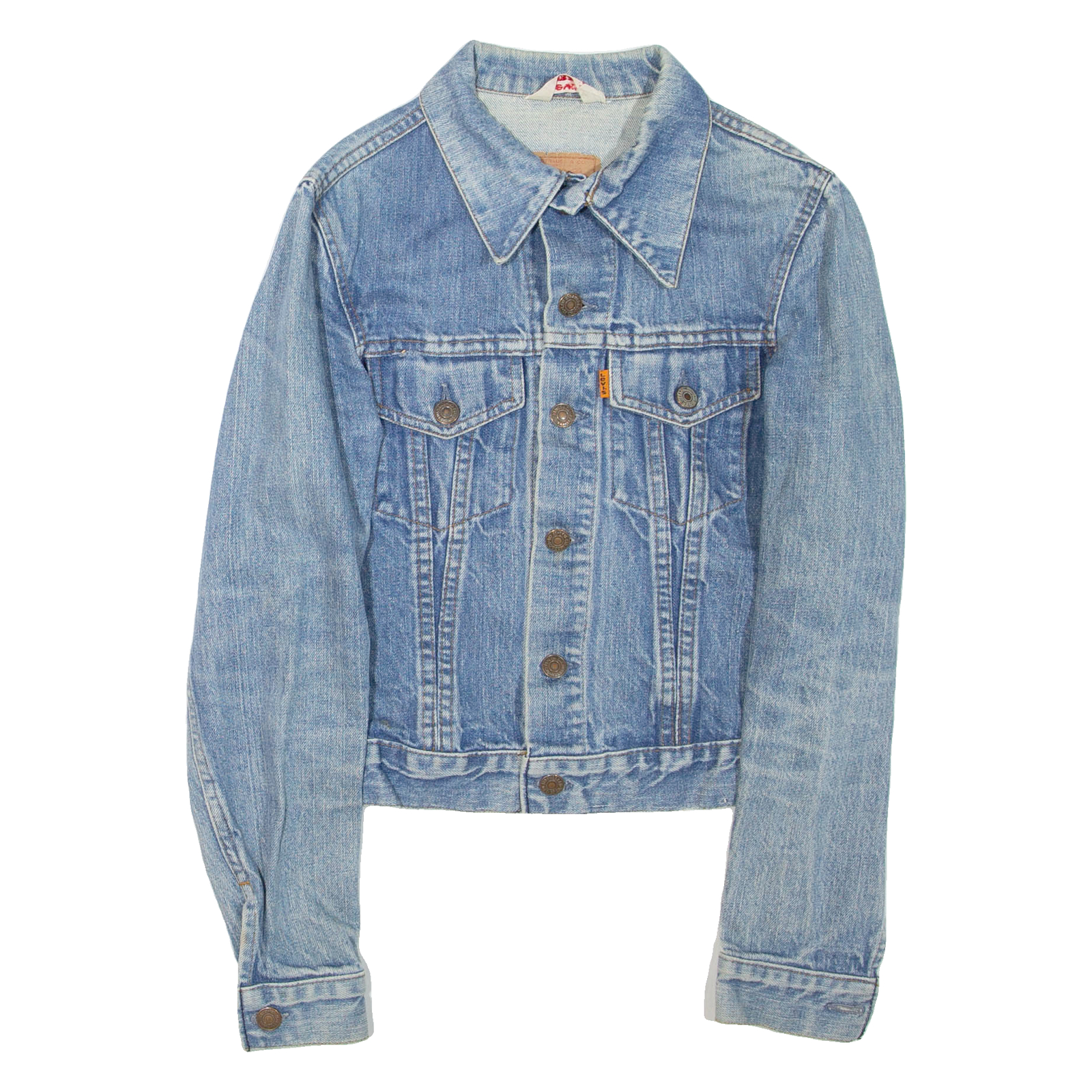 LEVI'S Womens Denim Jacket Blue S Refurbished - N/A refurbished available on Cerqular