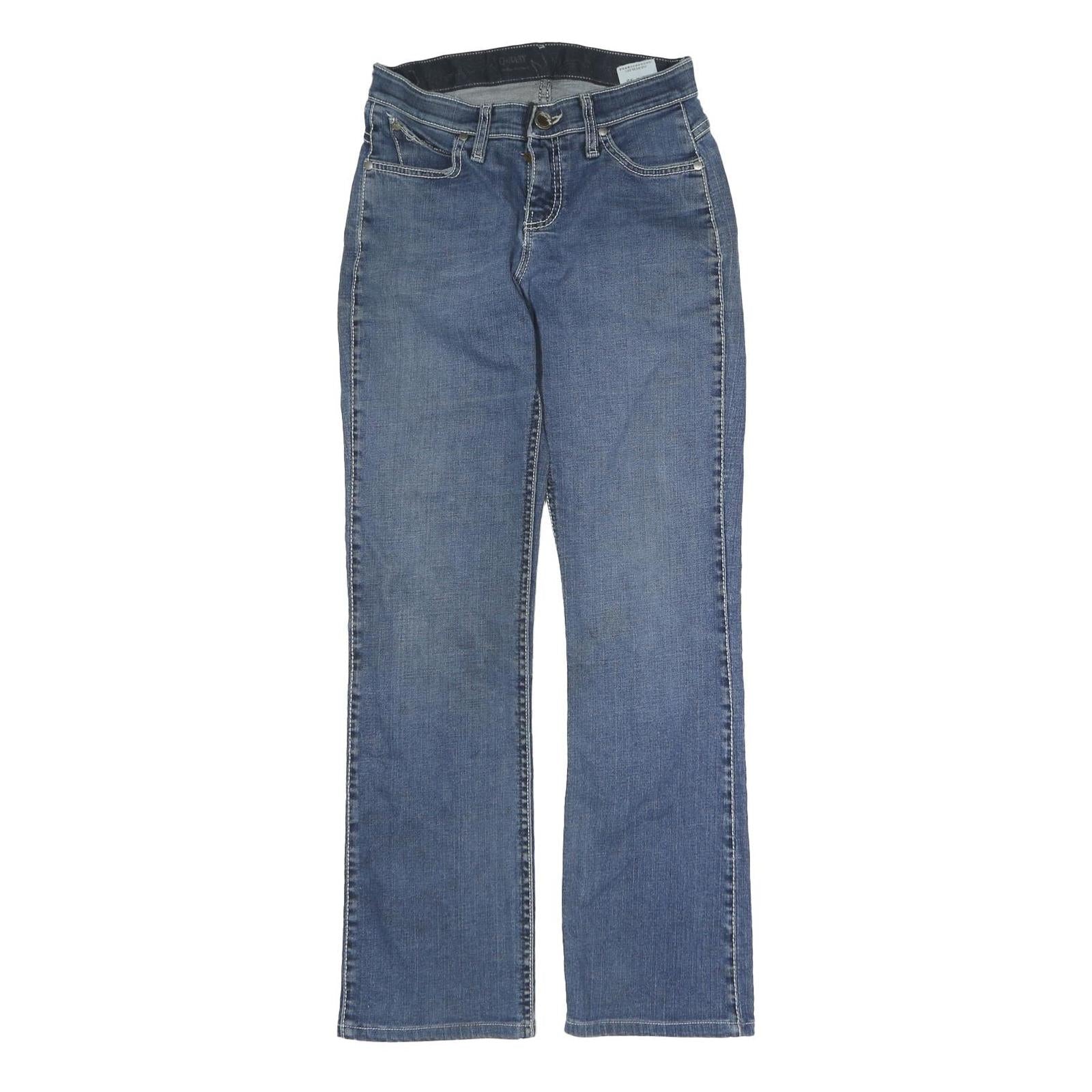 WRANGLER Womens Slim Blue Denim Jeans W26 L28 Zip Classic Comfort Stylish Refurbished - N/A refurbished available on Cerqular