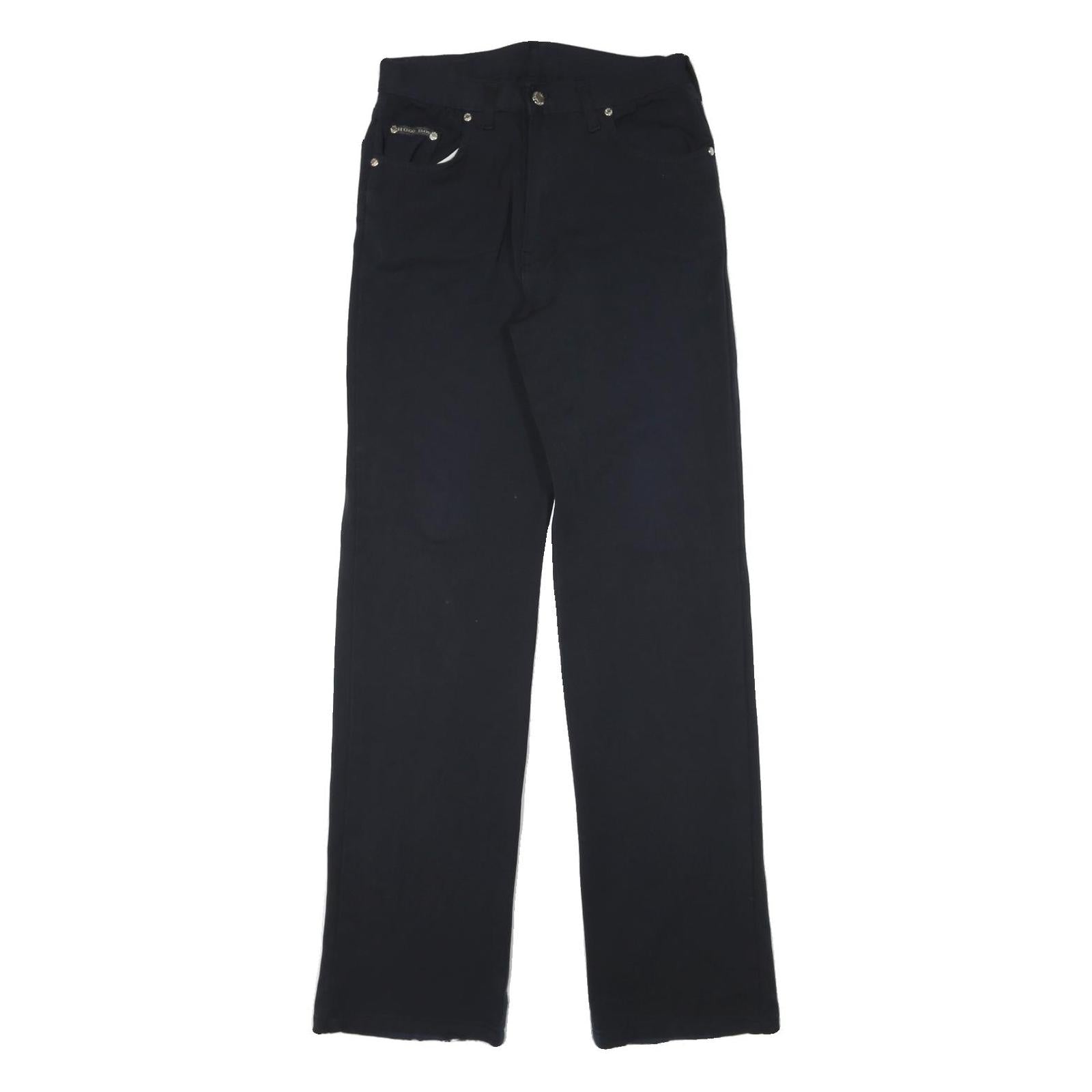 HUGO BOSS Womens Polyester Blend Black Regular Fit Straight Trousers W26 L33 Refurbished - N/A refurbished available on Cerqular