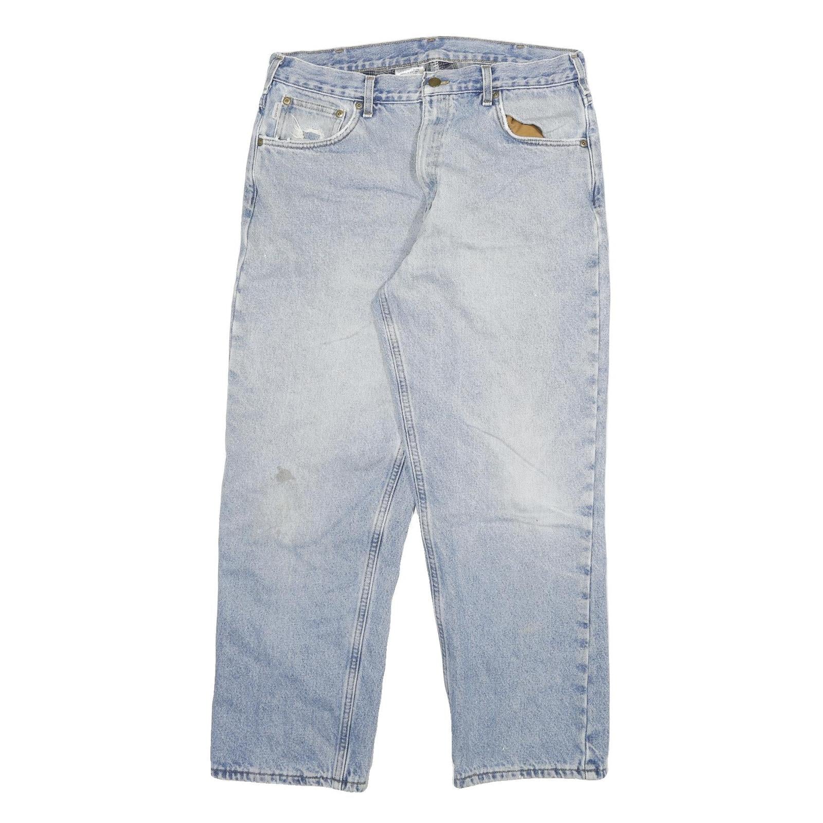 Buy CARHARTT Mens Jeans Blue Relaxed Straight Denim Medium W34 L29 Casual Durable Refurbished - $53.29 CARHARTT Mens Jeans Blue Relaxed Straight Denim Medium W34 L29 Casual Durable Refurbished - N/A refurbished available on Cerqular