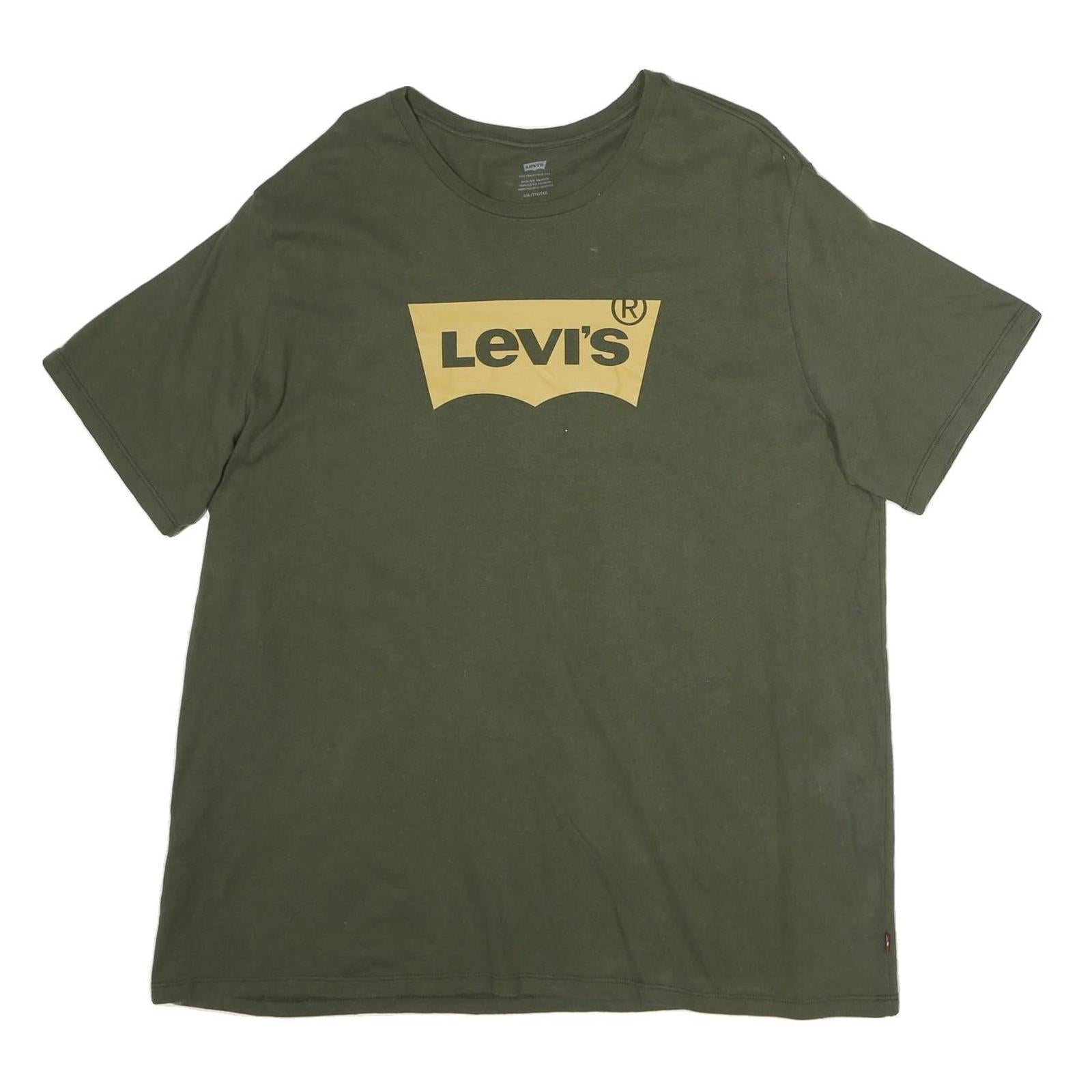 Buy LEVI'S Mens Green T-Shirt 2XL Short Sleeve Crew Neck Cotton Logo Print Refurbished - $22.09 LEVI'S Mens Green T-Shirt 2XL Short Sleeve Crew Neck Cotton Logo Print Refurbished - N/A refurbished available on Cerqular