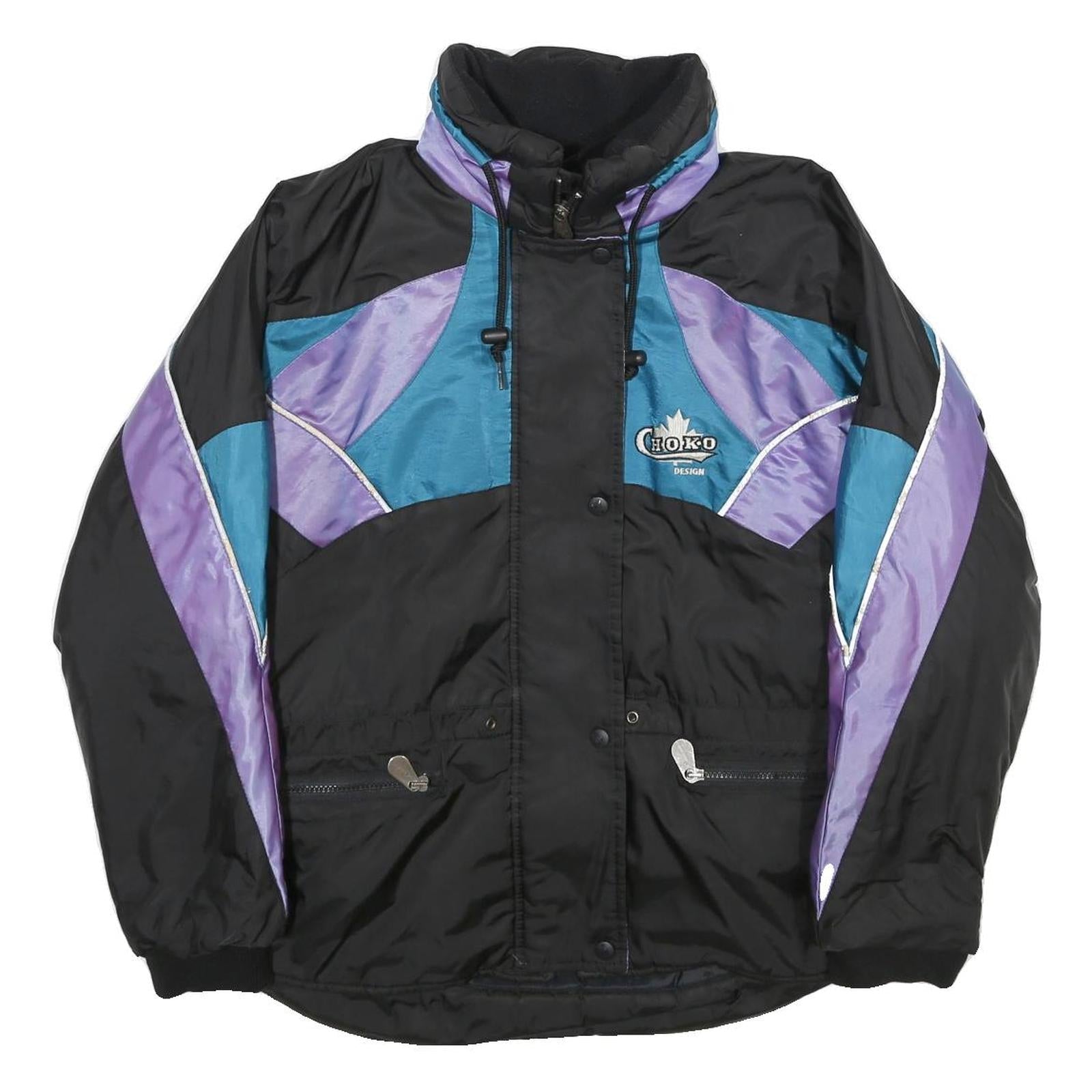 Buy CHOKO Womens Black & Purple Nylon Jacket M Zip Plain Casual Outdoor Refurbished - $32.49 CHOKO Womens Black & Purple Nylon Jacket M Zip Plain Casual Outdoor Refurbished - N/A refurbished available on Cerqular