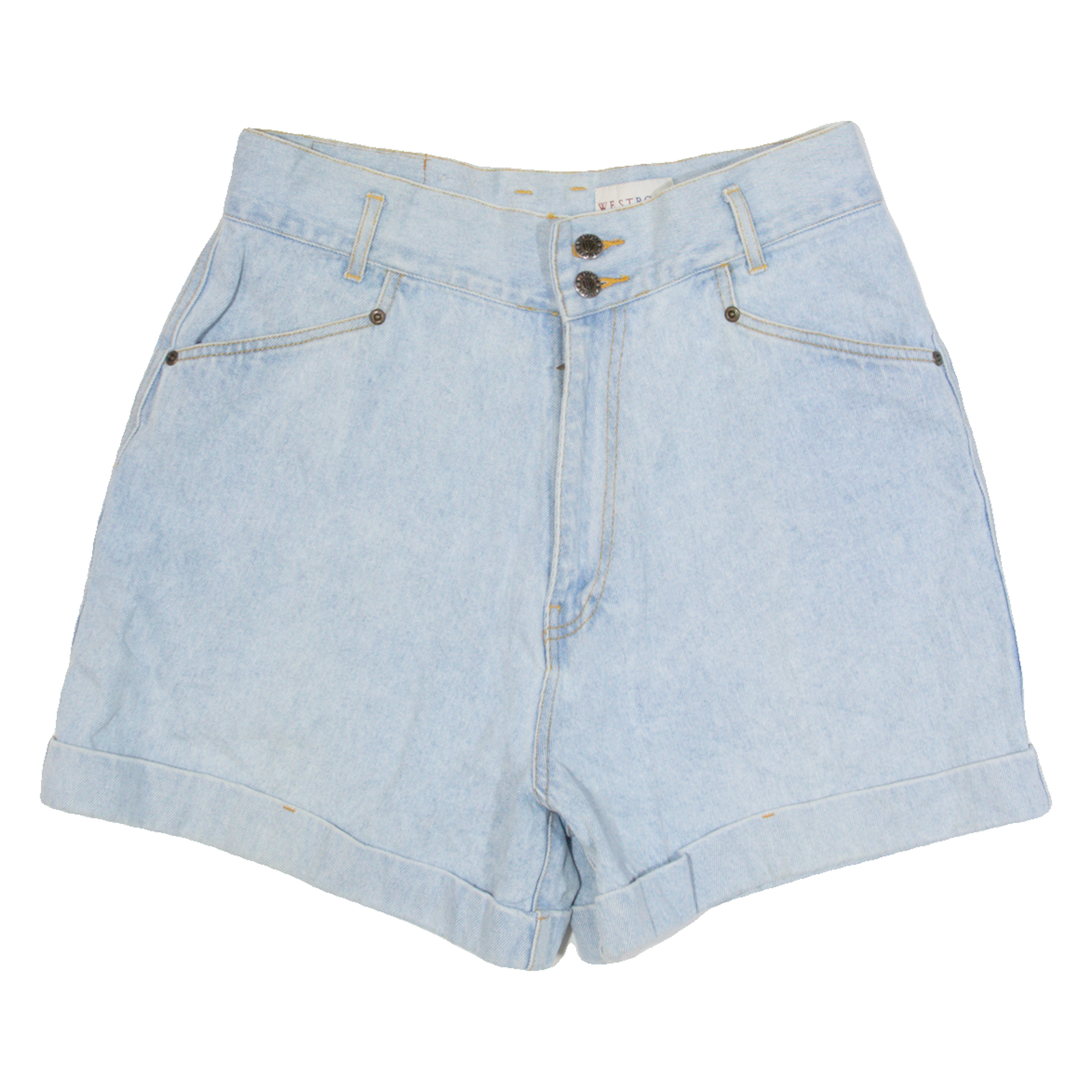 WESTPORT Womens Denim Shorts Blue 90s M W30 Refurbished - N/A refurbished available on Cerqular