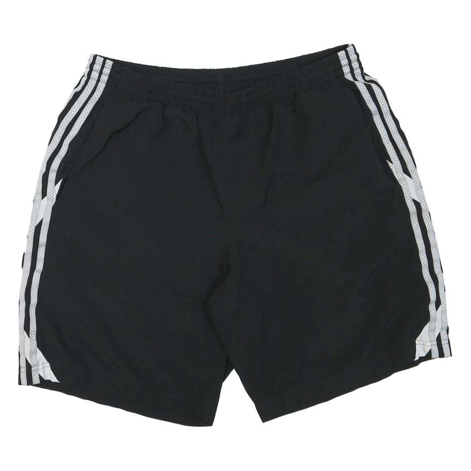 ADIDAS Mens Black Casual Sports Shorts M W31 Polyester Blend Comfort Fit Refurbished - N/A refurbished available on Cerqular