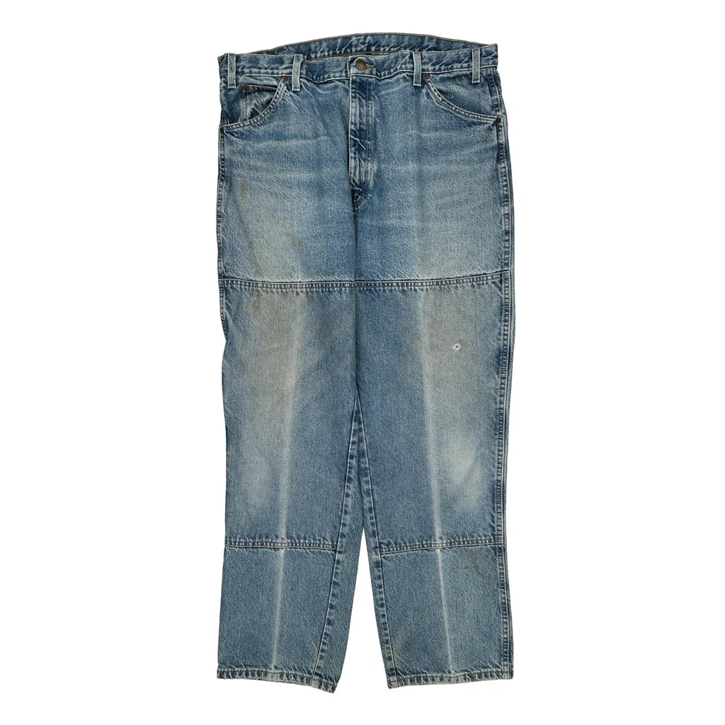 Buy Dickies Double Knee Carpenter Jeans - 36W 31L Light Wash Cotton Refurbished - $22.77 Dickies Double Knee Carpenter Jeans - 36W 31L Light Wash Cotton Refurbished - Thrifted (note: this is a term often used to describe second- refurbished available on Cerqular