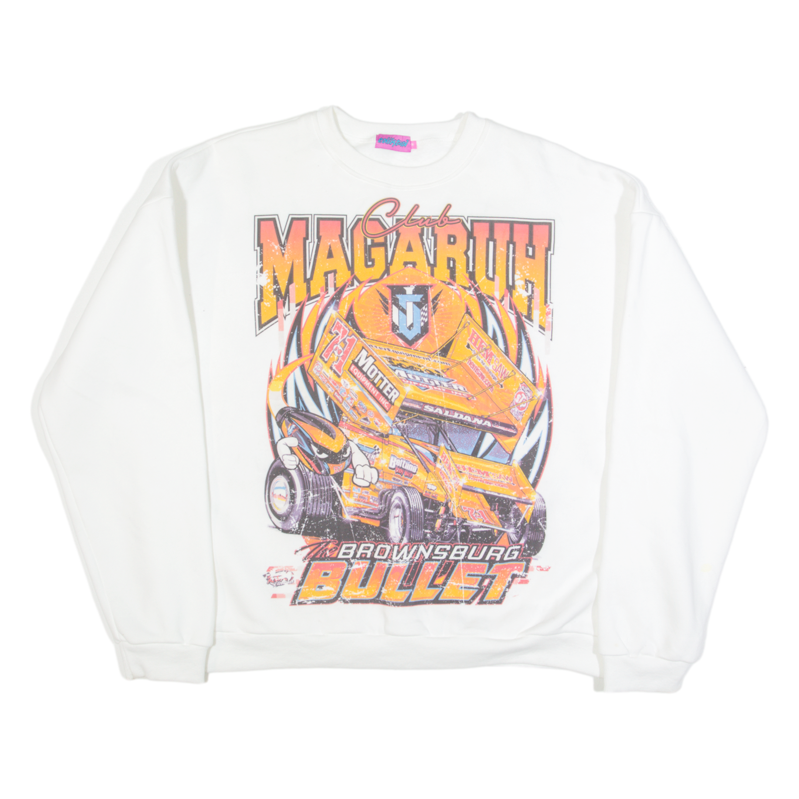 EDITED Club Magaruh Mens Sweatshirt White USA M Refurbished - N/A refurbished available on Cerqular