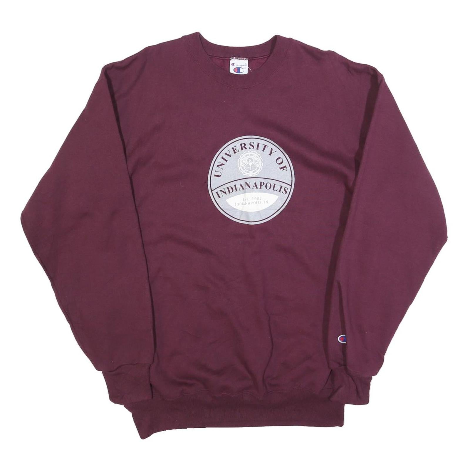 Buy CHAMPION Mens Maroon University Of Indianapolis Crew Neck L Cotton Blend Refurbished - $33.79 CHAMPION Mens Maroon University Of Indianapolis Crew Neck L Cotton Blend Refurbished - N/A refurbished available on Cerqular