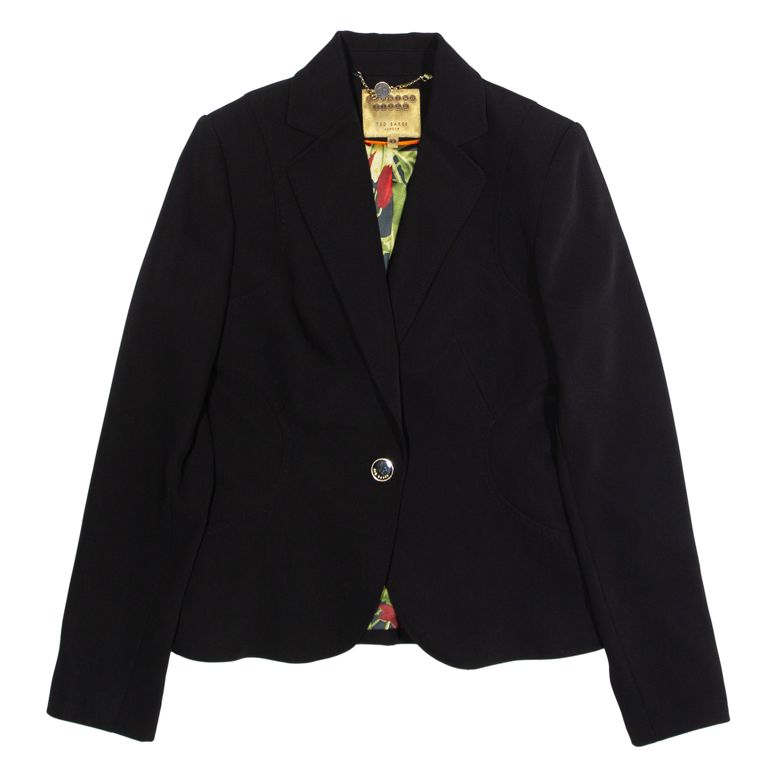 TED BAKER X Working Title Womens Blazer Jacket Black XXS Refurbished - N/A refurbished available on Cerqular