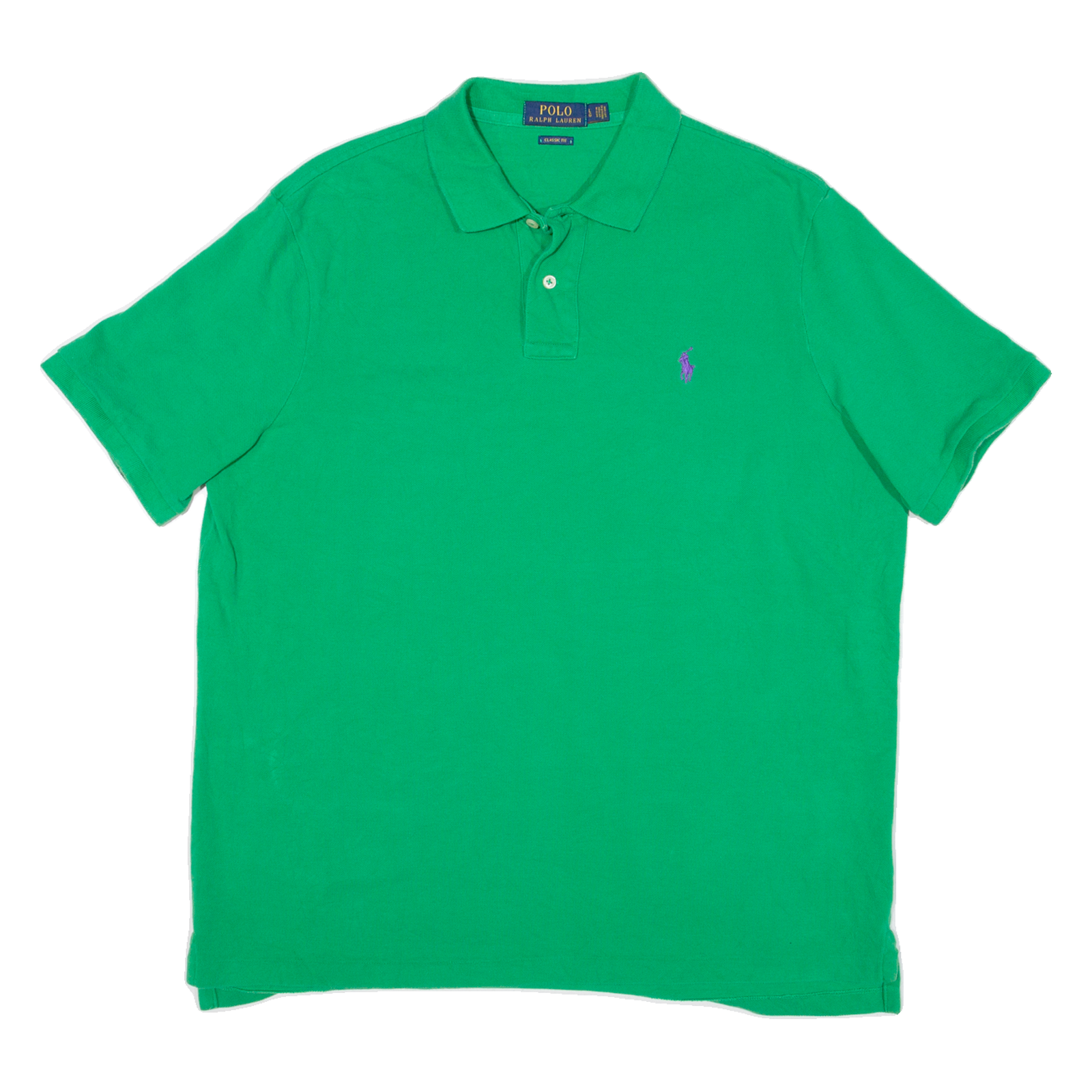 POLO RALPH LAUREN Mens Polo Shirt Green L Refurbished - N/A refurbished available on Cerqular