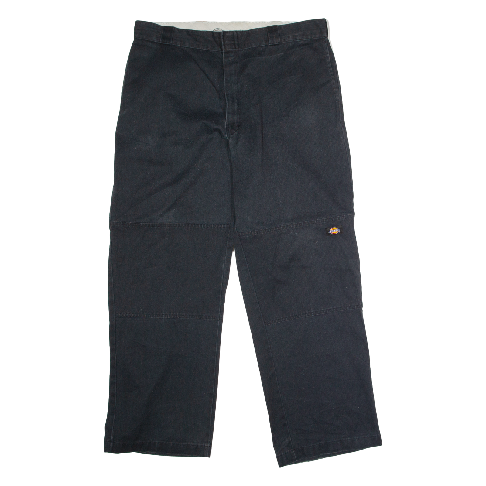 DICKIES Workwear Mens Twill Trousers Black Loose Straight W38 L32 Refurbished - N/A refurbished available on Cerqular