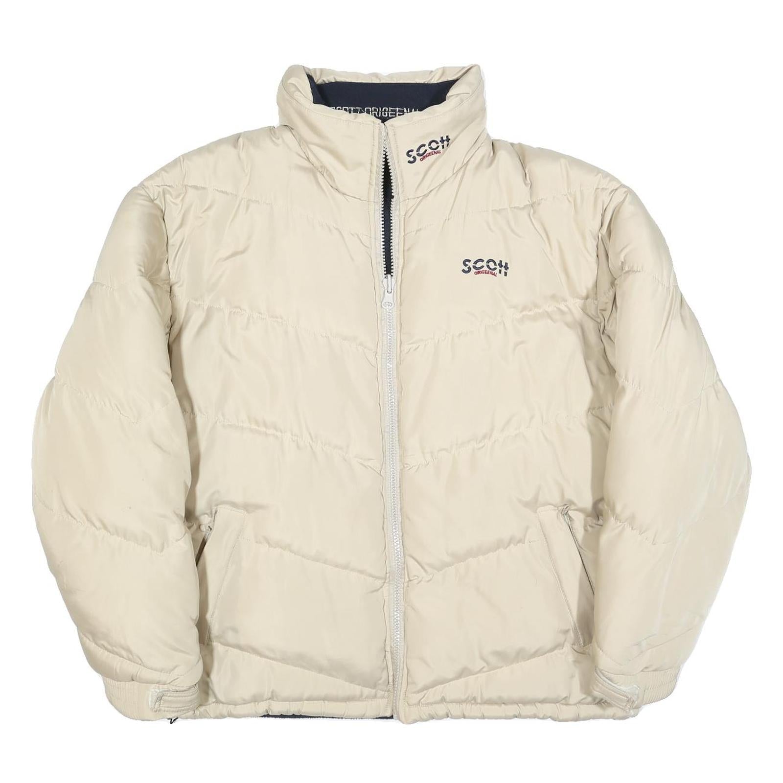 Buy SCOTT Mens Beige Reversible Puffer Jacket L Polyester Blend Zip Plain Warm Refurbished - $97.49 SCOTT Mens Beige Reversible Puffer Jacket L Polyester Blend Zip Plain Warm Refurbished - N/A refurbished available on Cerqular