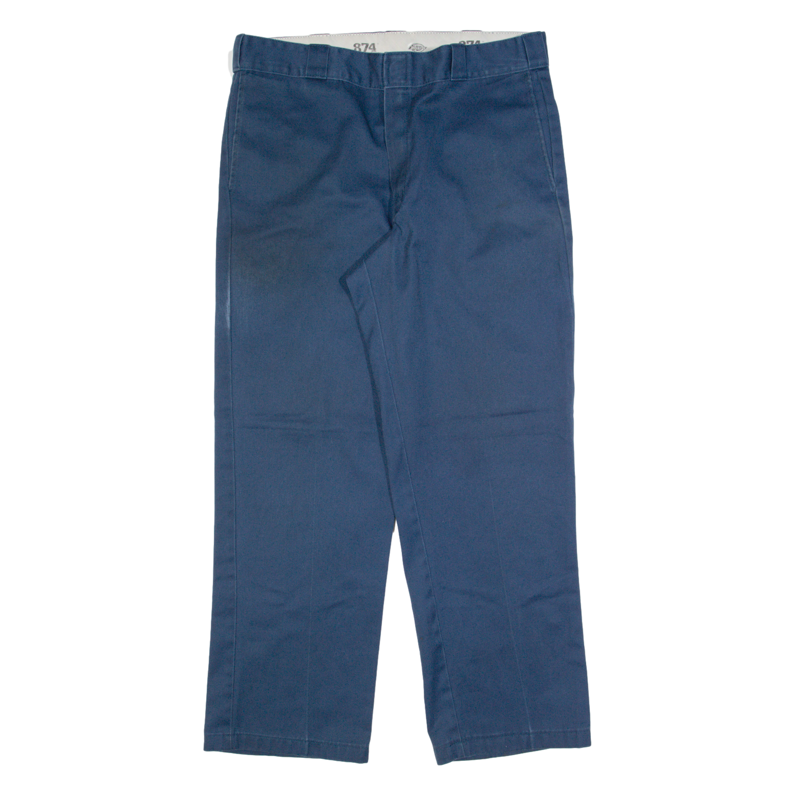 DICKIES 874 Workwear Mens Trousers Blue Regular Straight W36 L30 Refurbished - N/A refurbished available on Cerqular