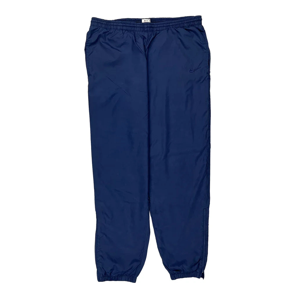 Nike Tracksuit - Large Blue Polyester Refurbished - Thrifted (note: this is a term often used to describe second- refurbished available on Cerqular
