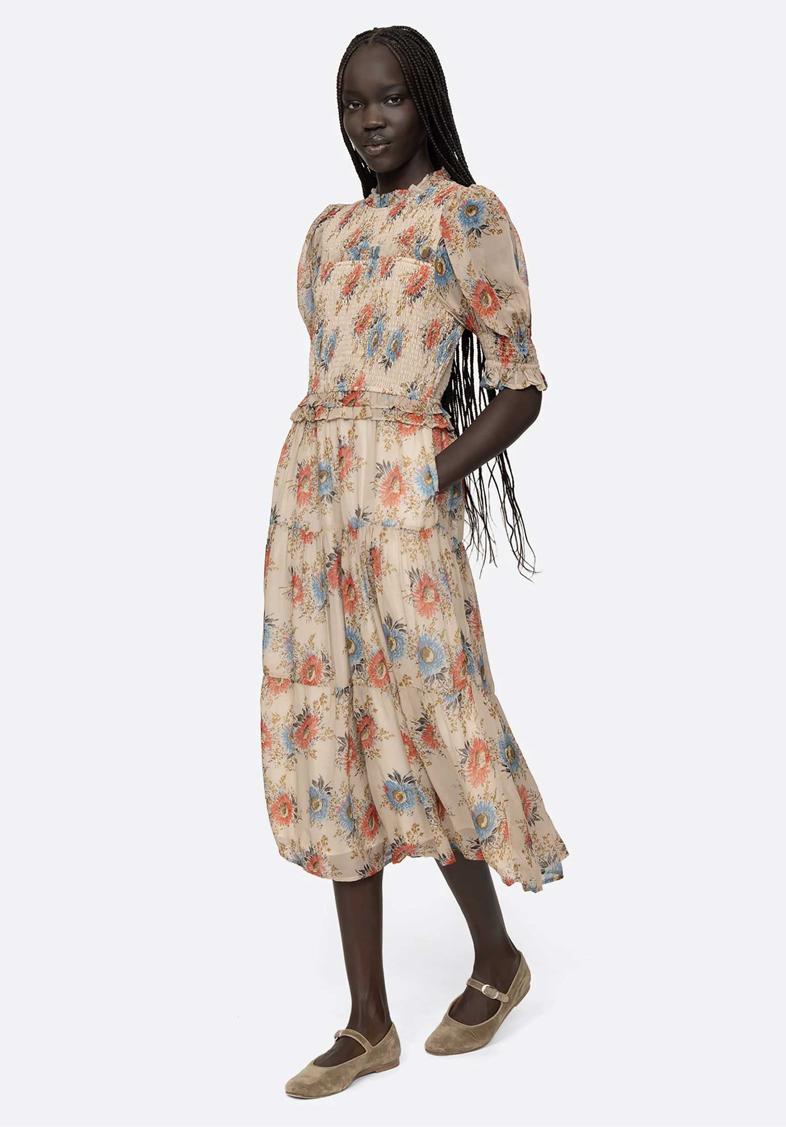 Dress Ss24-059 Multi | Color: MULTI | Size: S Refurbished - N/A (I could not find a well-known brand with this name refurbished available on Cerqular