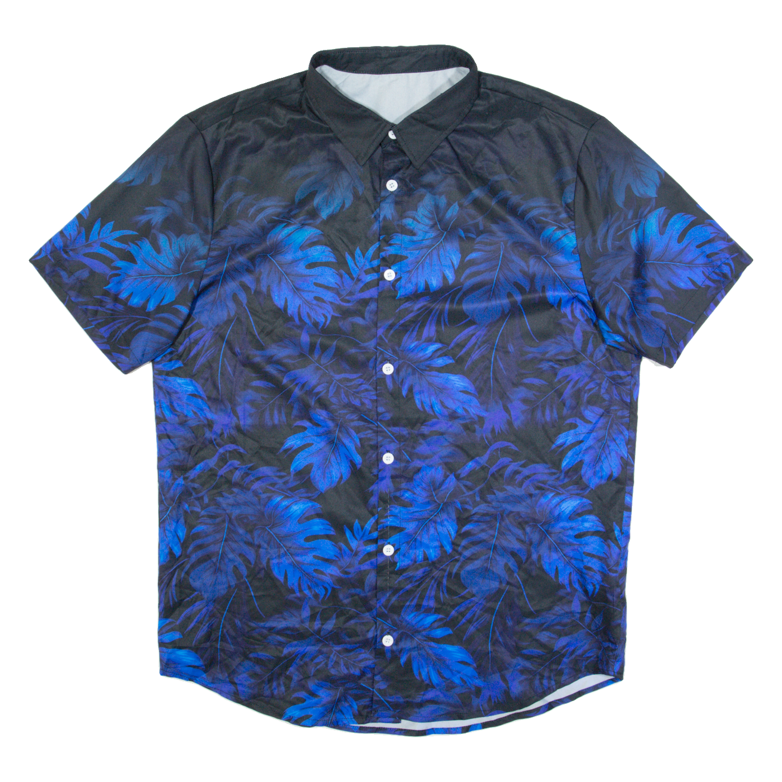 Mens Hawaiian Shirt Blue Floral M Refurbished - N/A refurbished available on Cerqular