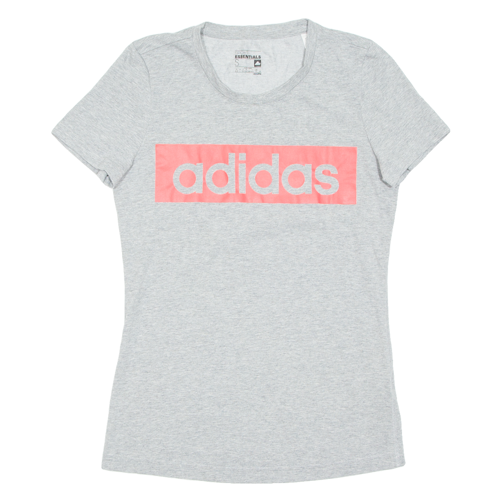 ADIDAS Womens T-Shirt Grey S Refurbished - N/A refurbished available on Cerqular