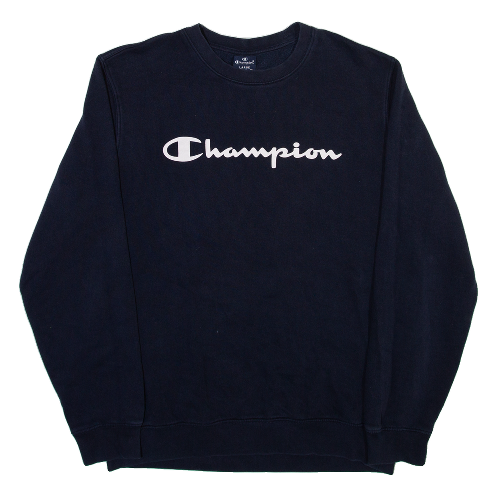 CHAMPION Mens Sweatshirt Blue L Refurbished - N/A refurbished available on Cerqular