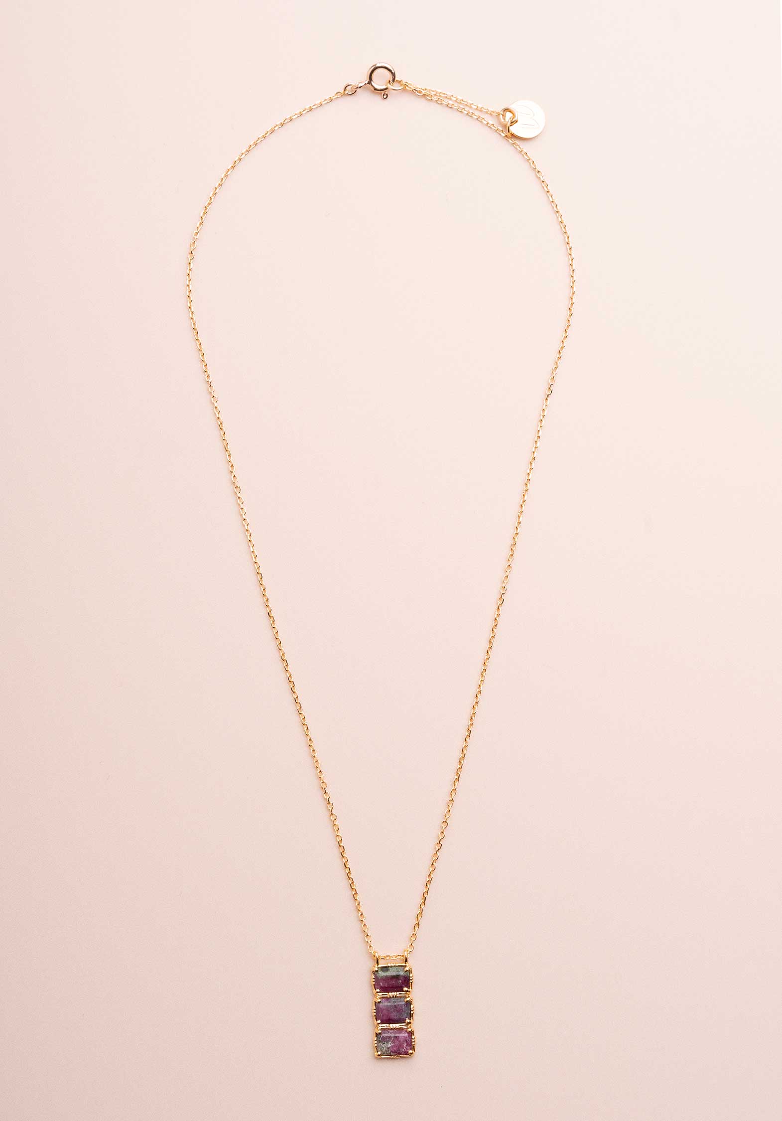 Necklace Rc731 Ruby-Zoisite | Color: RUBY ZOISITE | Size: U Refurbished - Rue Madame is a known brand, and the standardized name is " refurbished available on Cerqular