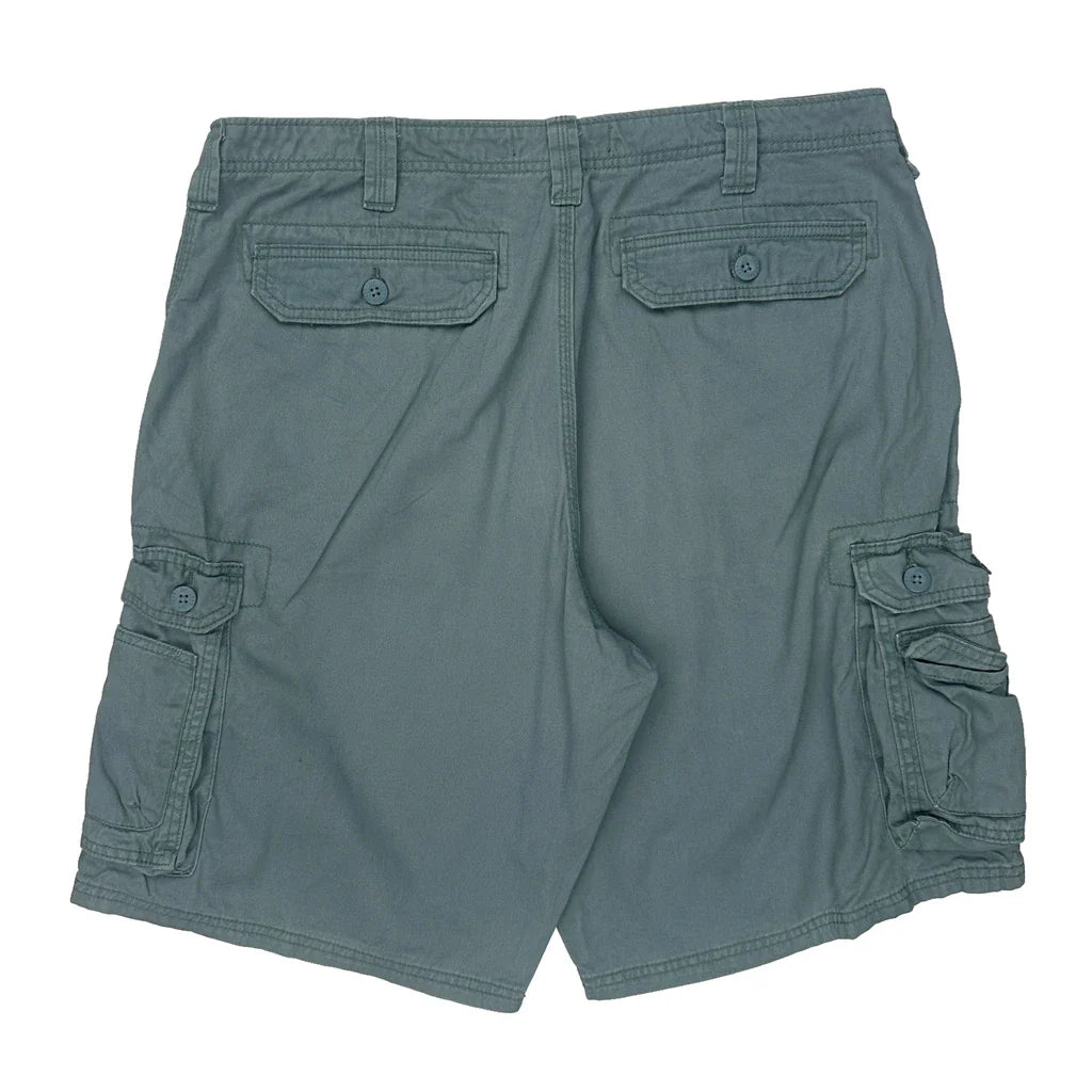 Buy Lee Cargo Cargo Shorts - 36W 9L Grey Cotton Refurbished - $22.77 Lee Cargo Cargo Shorts - 36W 9L Grey Cotton Refurbished - Thrifted (note: this is a term often used to describe second- refurbished available on Cerqular