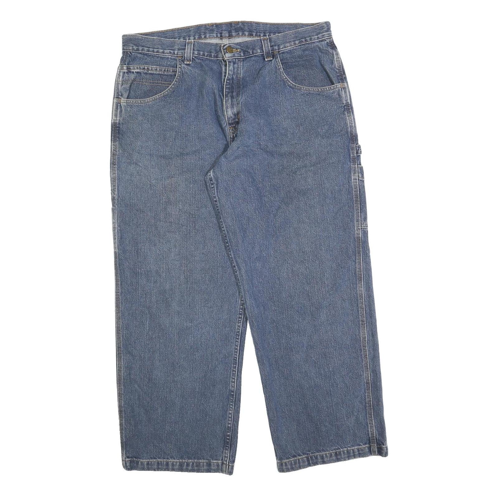 CARHARTT Mens Jeans Blue Relaxed Straight Denim Medium W36 L30 Workwear Refurbished - N/A refurbished available on Cerqular