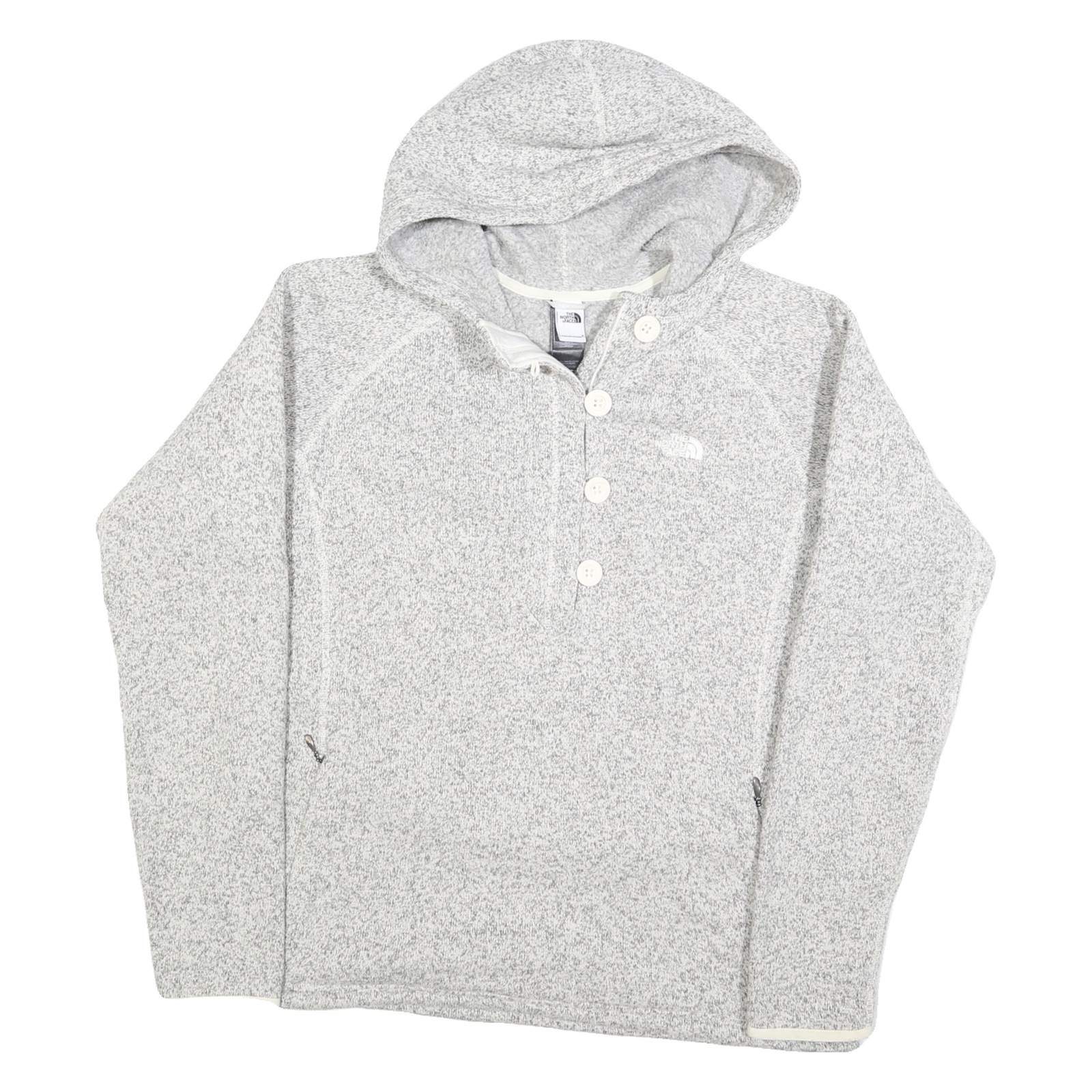 THE NORTH FACE Womens Grey Patterned Pullover Crew Neck Jumper XL Hooded Outdoor Refurbished - N/A refurbished available on Cerqular