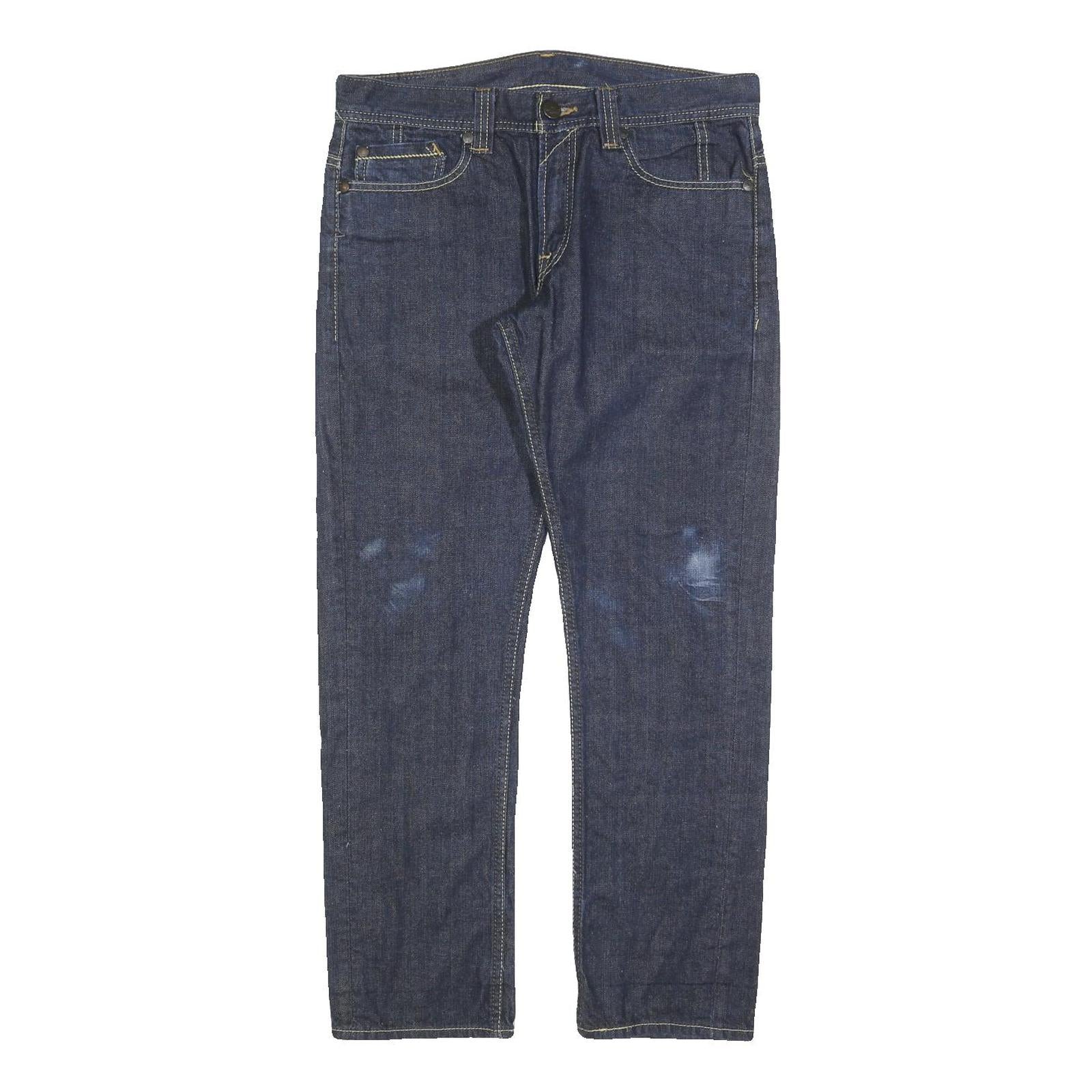 LEVI'S 511 Slim Mens Jeans Blue Slim Skinny Denim Raw W33 L30 Classic Fit Refurbished - N/A refurbished available on Cerqular