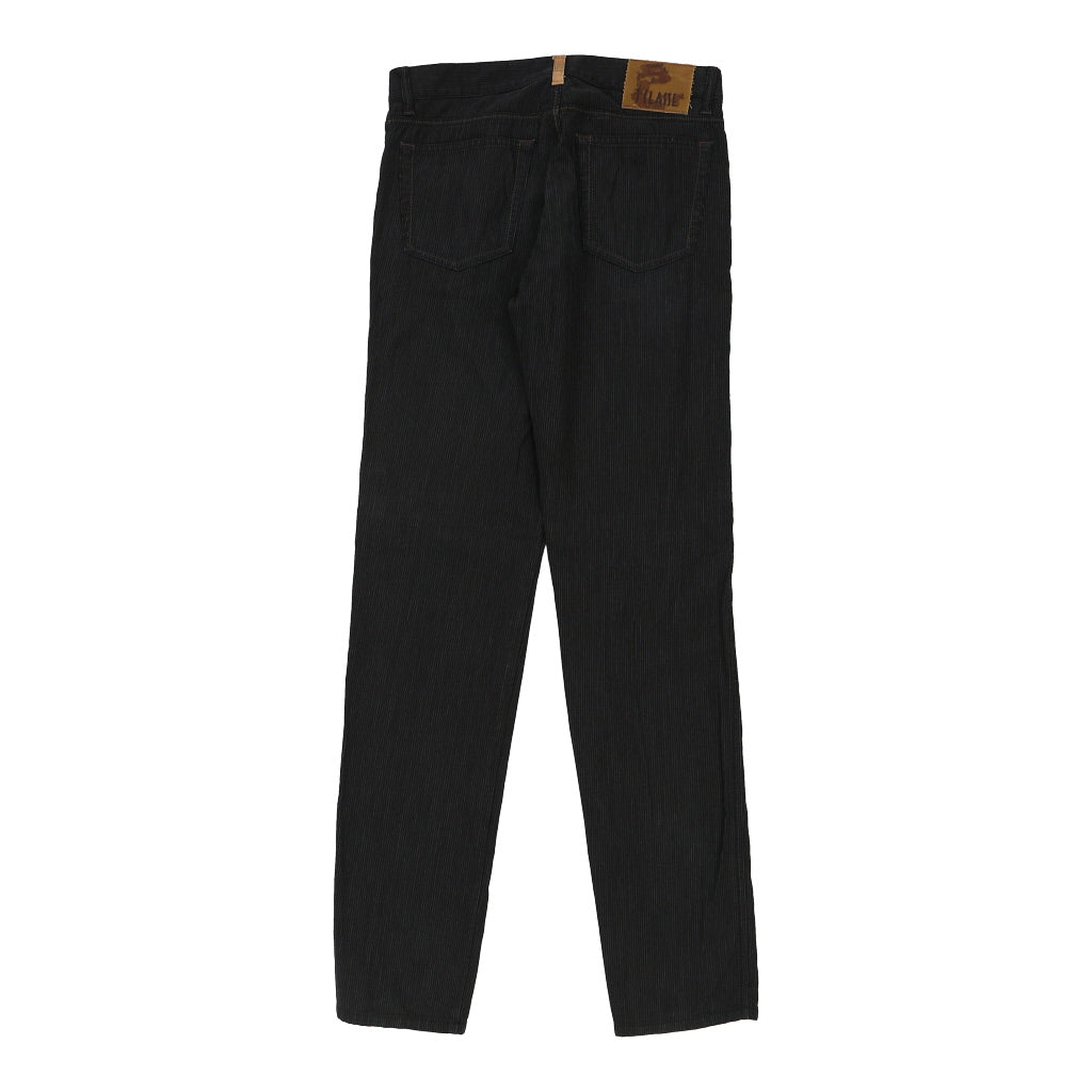 Alviero Martini Trousers - 31W UK 12 Black Cotton Refurbished - Thrifted (note: this is a term often used to describe second- refurbished available on Cerqular