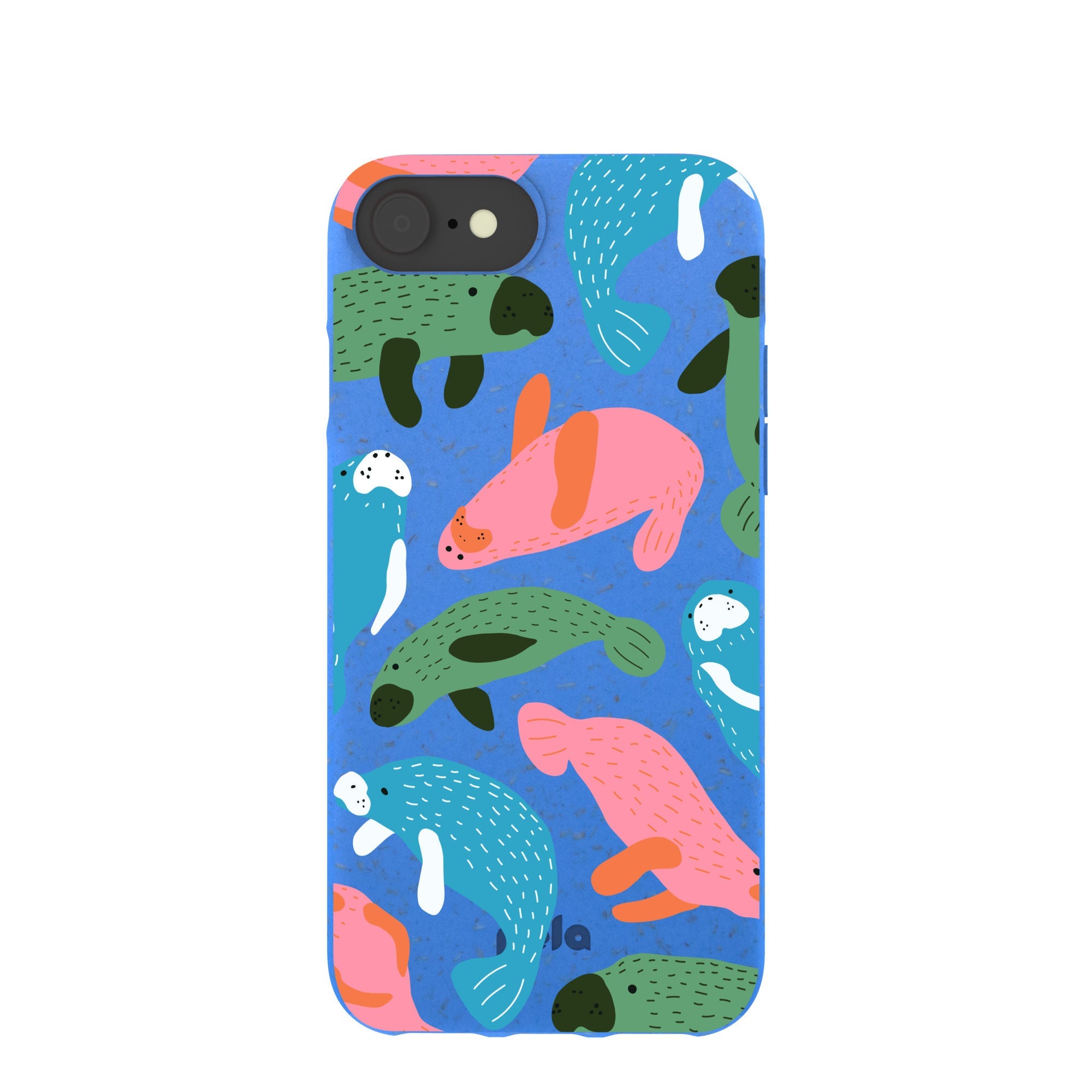 Buy Electric Blue Sea Cows iPhone 6/6s/7/8/SE Case Refurbished - $52.00 Electric Blue Sea Cows iPhone 6/6s/7/8/SE Case Refurbished - Pela Case refurbished available on Cerqular