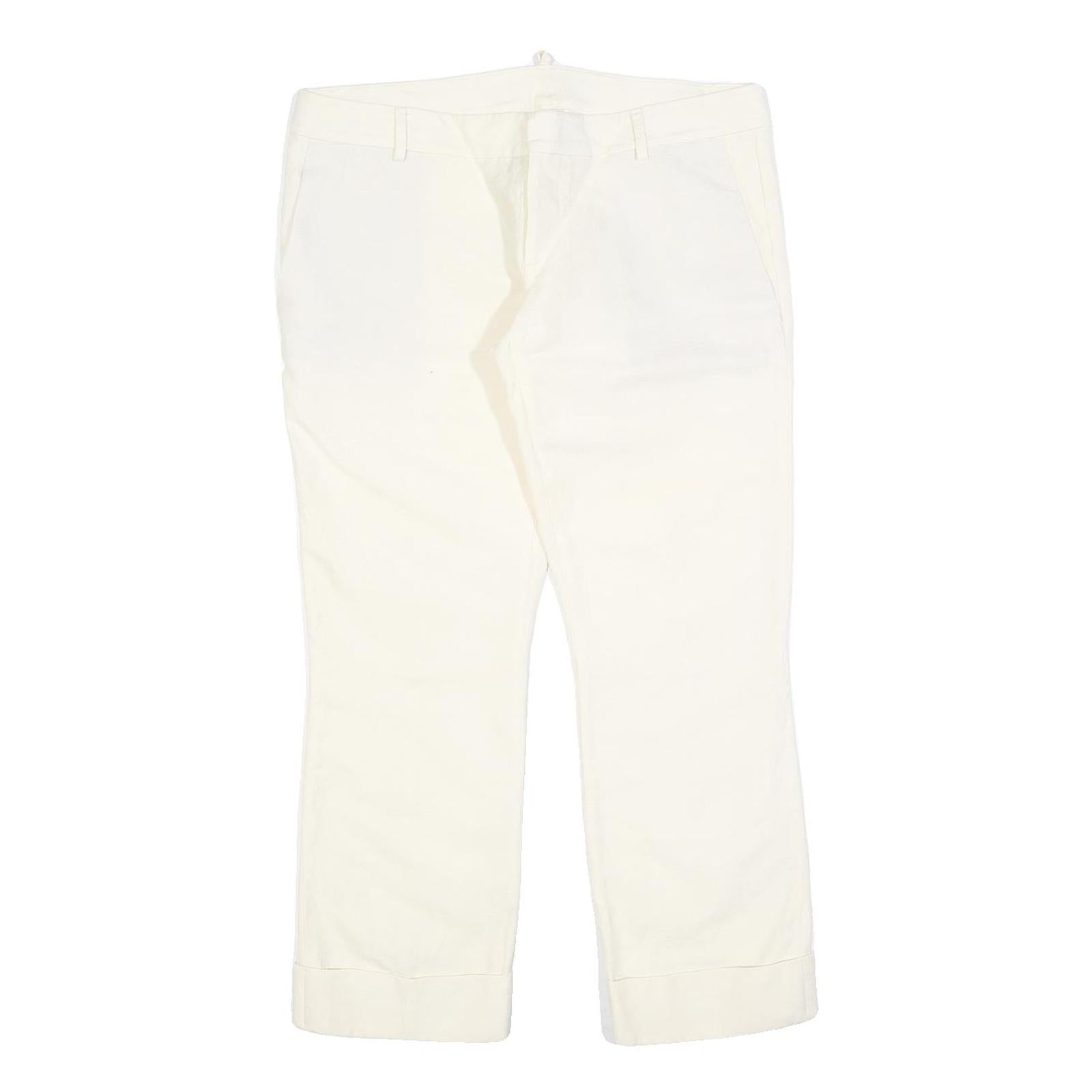 Buy DSQUARED2 Womens Wool Blend White Slim Straight Trousers W34 L27 Elegant Zip Refurbished - $66.29 DSQUARED2 Womens Wool Blend White Slim Straight Trousers W34 L27 Elegant Zip Refurbished - N/A refurbished available on Cerqular