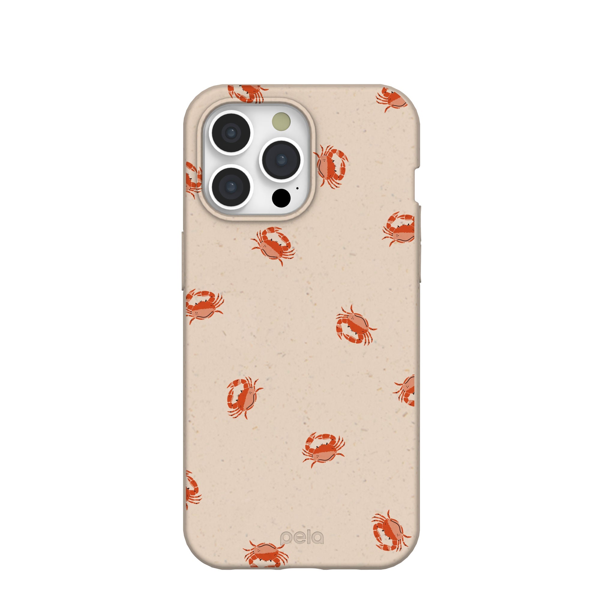 Seashell Lil Crabby iPhone 15 Pro Max Case Refurbished - Pela Case refurbished available on Cerqular
