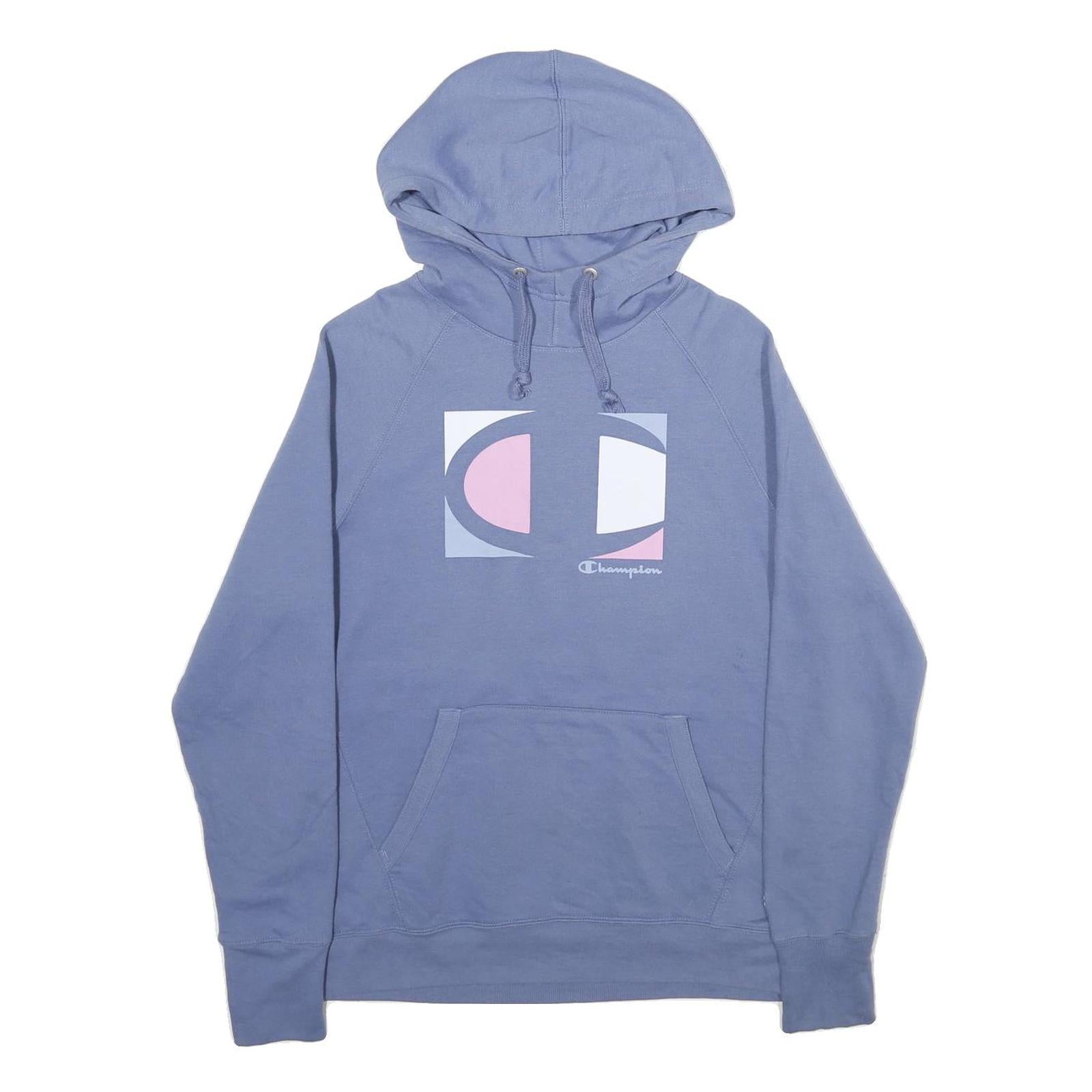 CHAMPION Mens Blue Pullover Hoodie M Cotton Blend Casual Wear Refurbished - N/A refurbished available on Cerqular