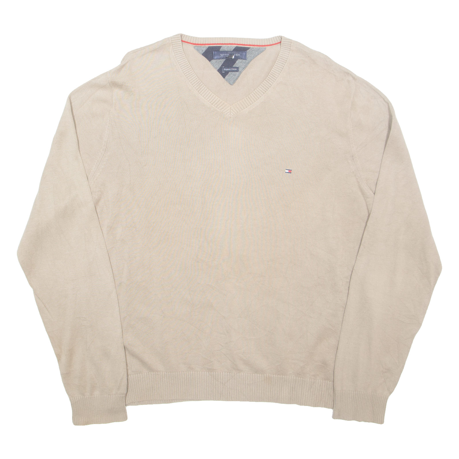 Buy TOMMY HILFIGER Mens Jumper Brown V-Neck Tight Knit XL Refurbished - $24.69 TOMMY HILFIGER Mens Jumper Brown V-Neck Tight Knit XL Refurbished - N/A refurbished available on Cerqular