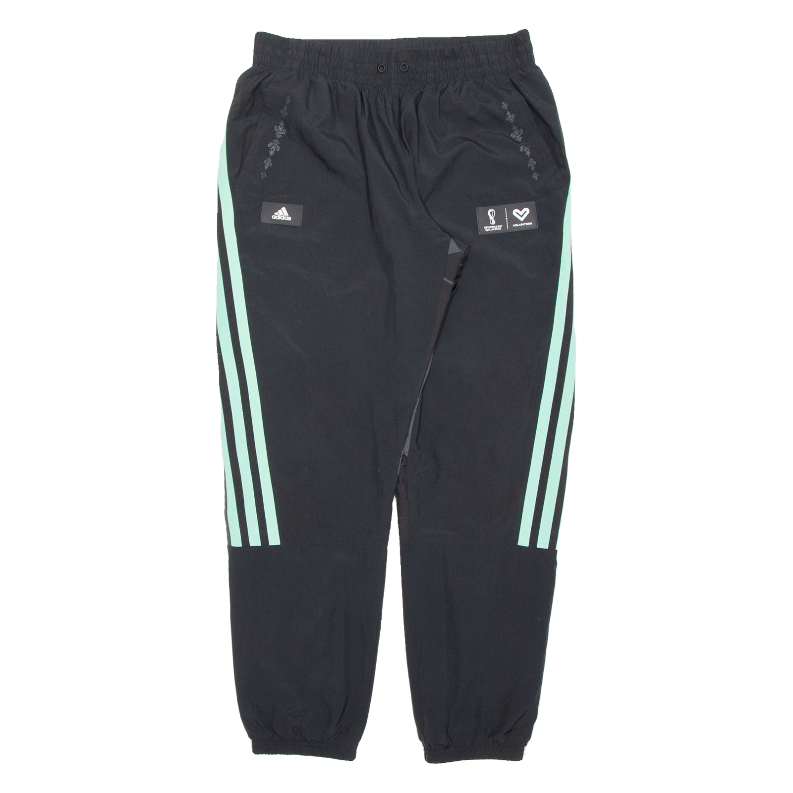 ADIDAS Fifa World Cup Qatar 2022 Volunteer Mens Track Pants Black L W31 L31 Refurbished - N/A refurbished available on Cerqular