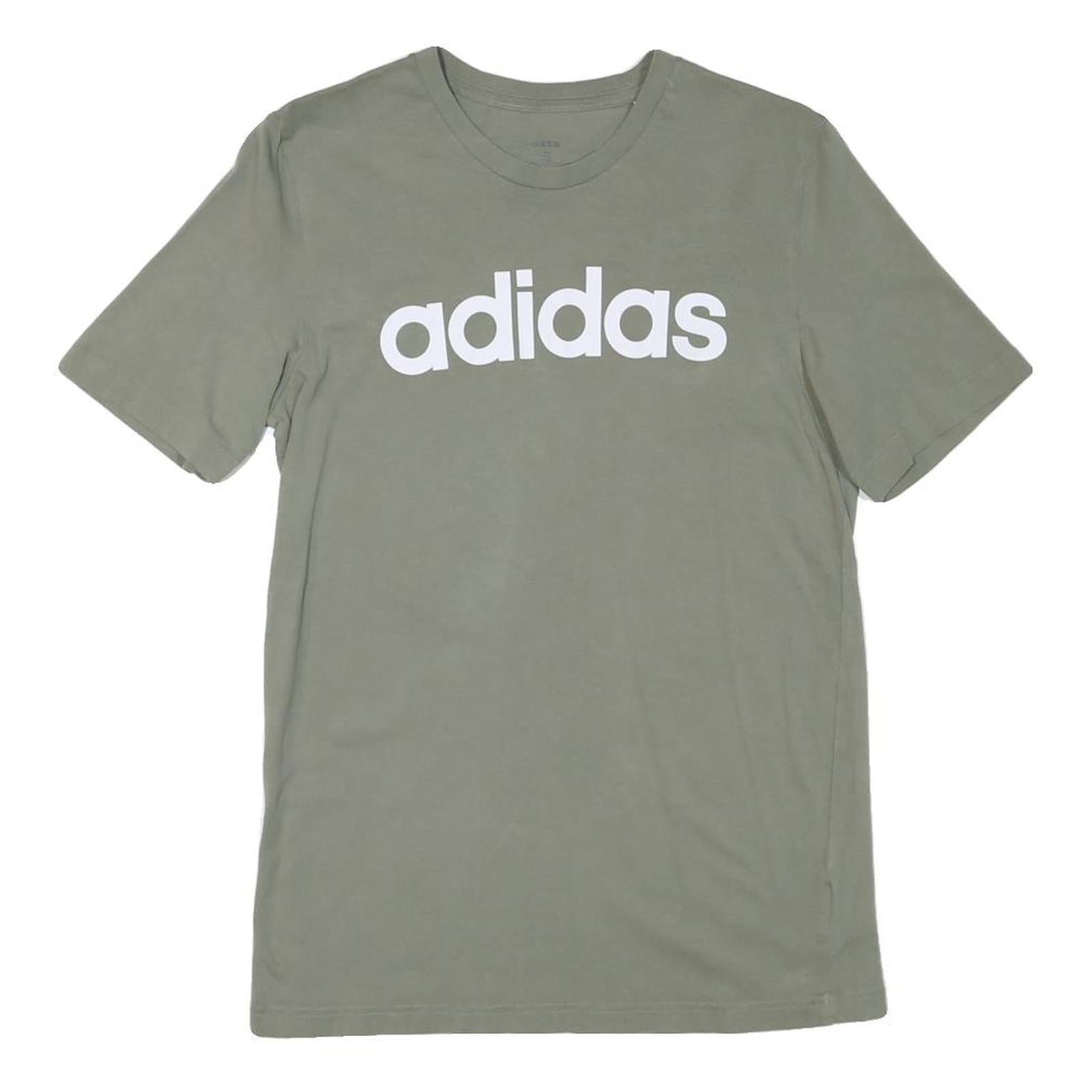 ADIDAS Mens Green Crew Neck Short Sleeve Graphic T-Shirt S Cotton Blend Logo Refurbished - N/A refurbished available on Cerqular