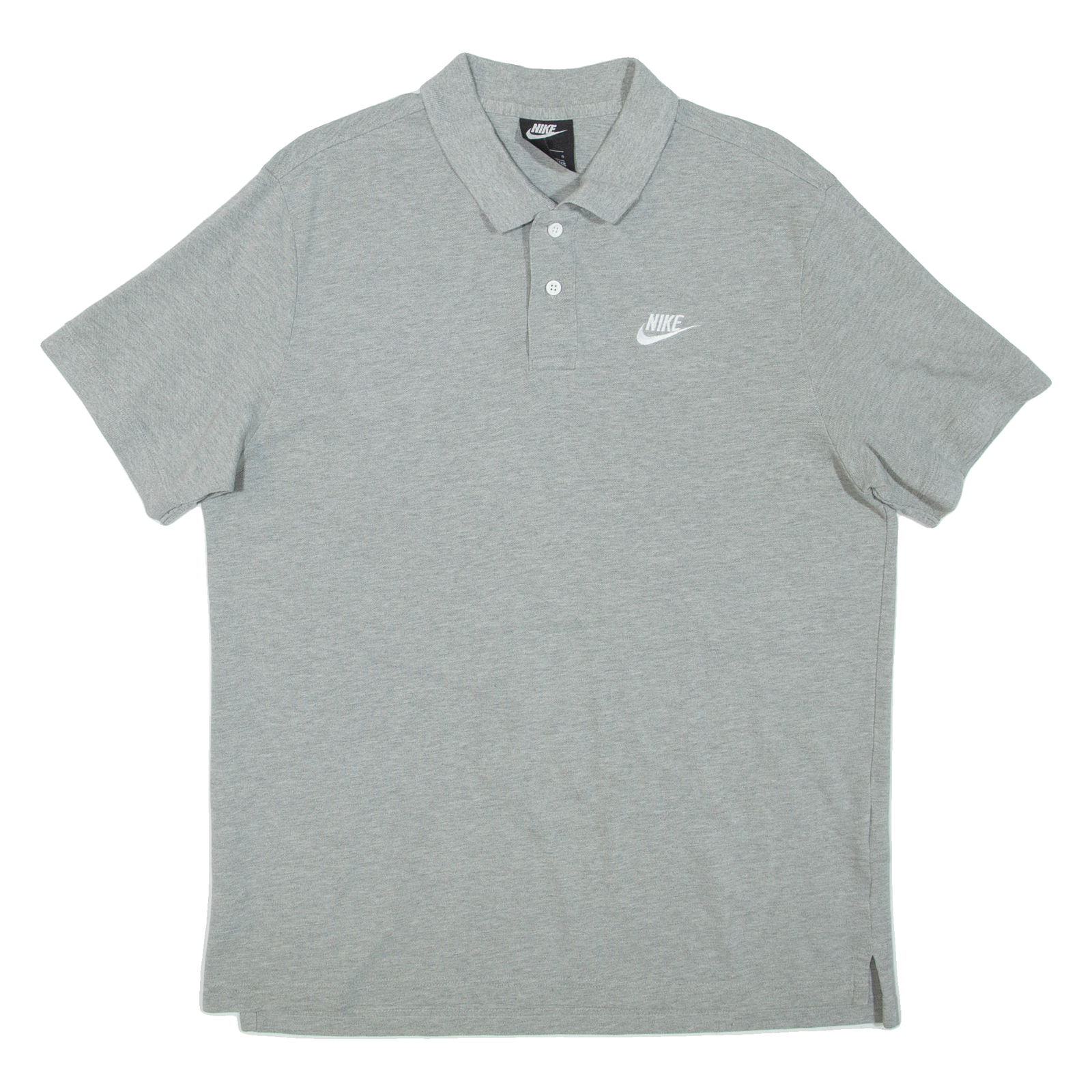 NIKE Mens Polo Shirt Grey L Refurbished - N/A refurbished available on Cerqular