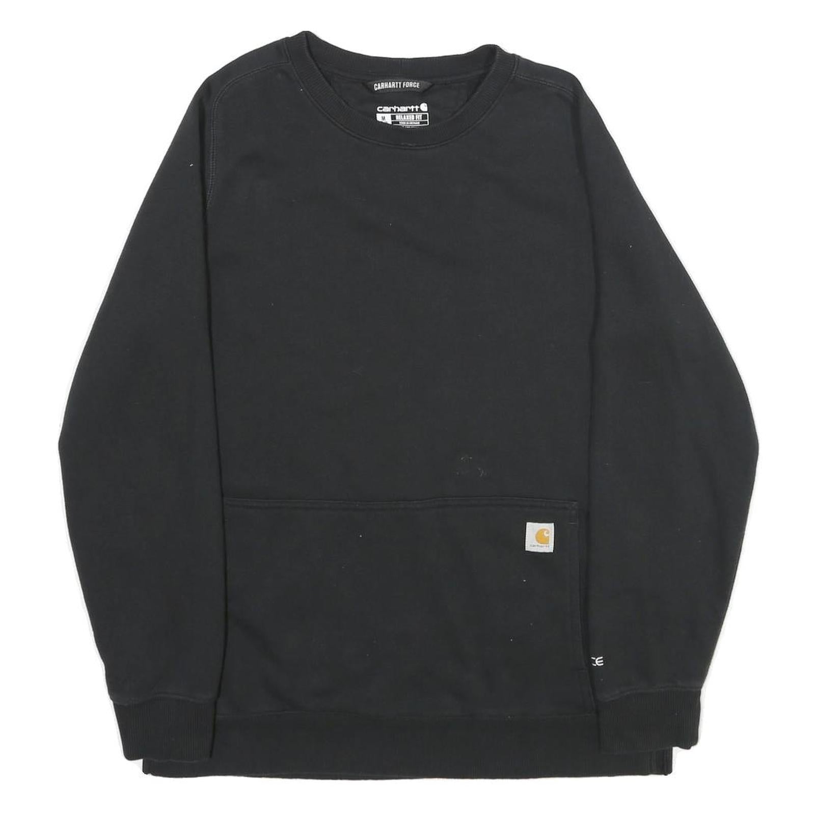 Buy CARHARTT Womens Black Cotton Blend Crew Neck Sweatshirt M Relaxed Fit Refurbished - $59.79 CARHARTT Womens Black Cotton Blend Crew Neck Sweatshirt M Relaxed Fit Refurbished - N/A refurbished available on Cerqular