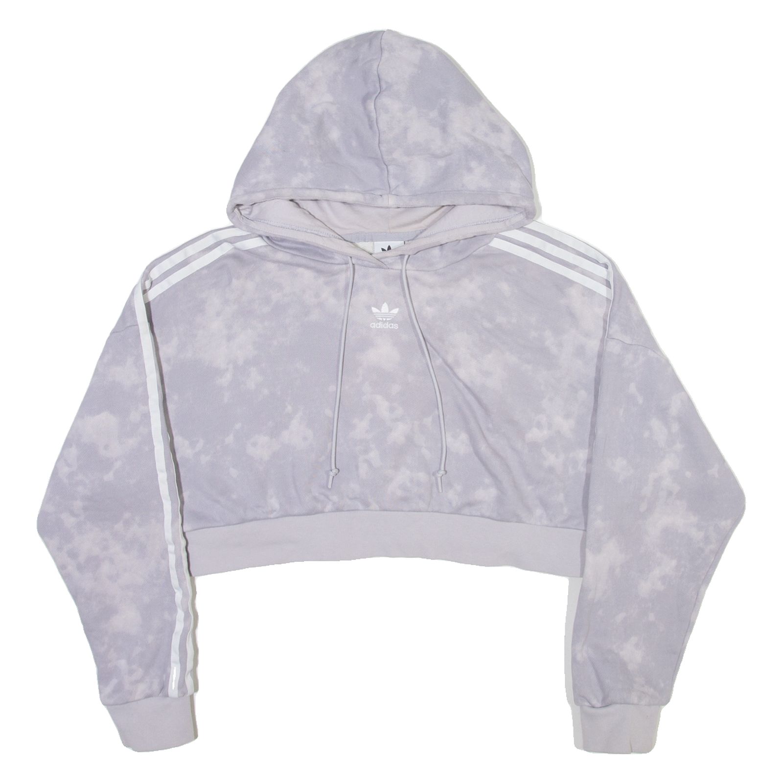 ADIDAS ORIGINALS Womens Grey Hoodie UK 4 Refurbished - N/A refurbished available on Cerqular